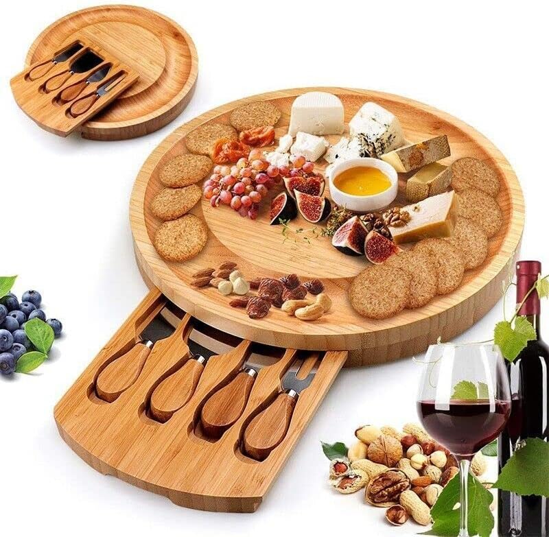 Buy Wooden Cheese Board Set with Cutlery – Shop Now AU