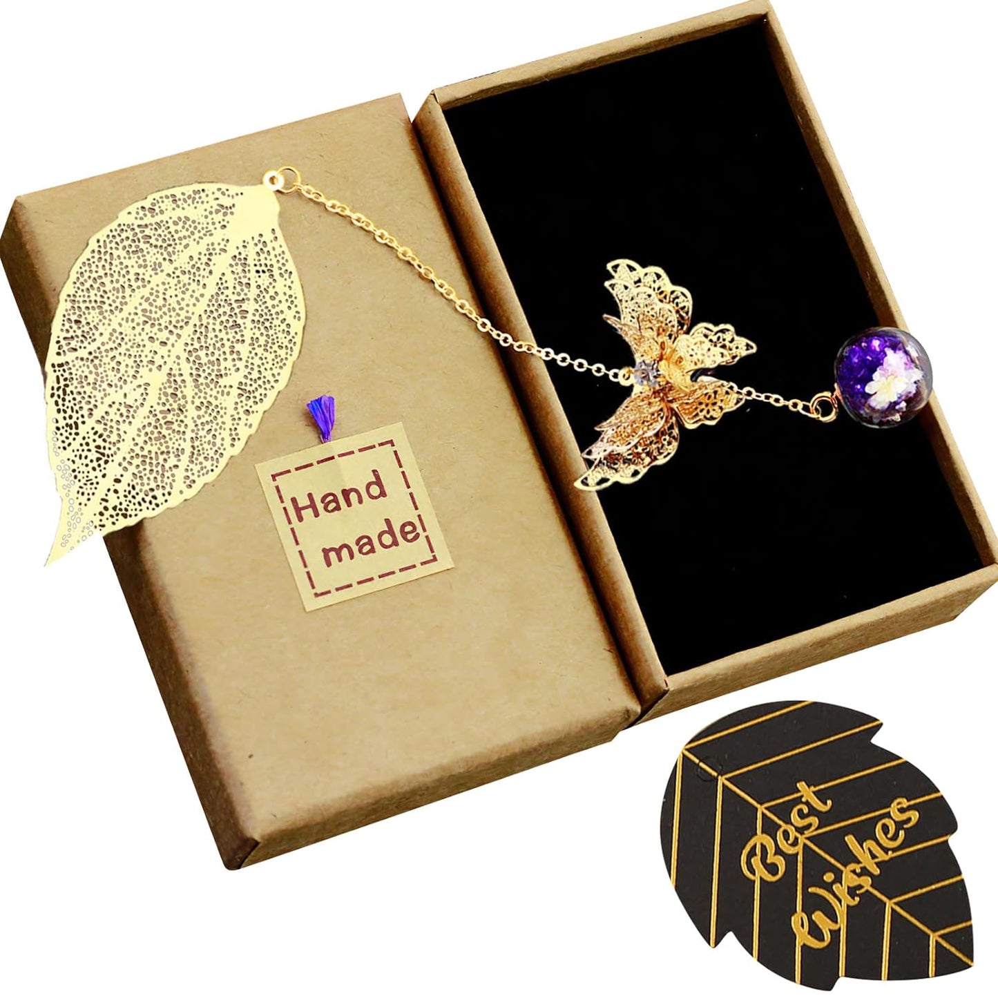 metal-leaf-bookmark-golden-bookmarks-with-3d-butterfly-pendant-unique-book-marks-page-marker-teacher-appreciation-mothers-day-valentines-day-birthday-gifts-for-women-girls-book-lovers