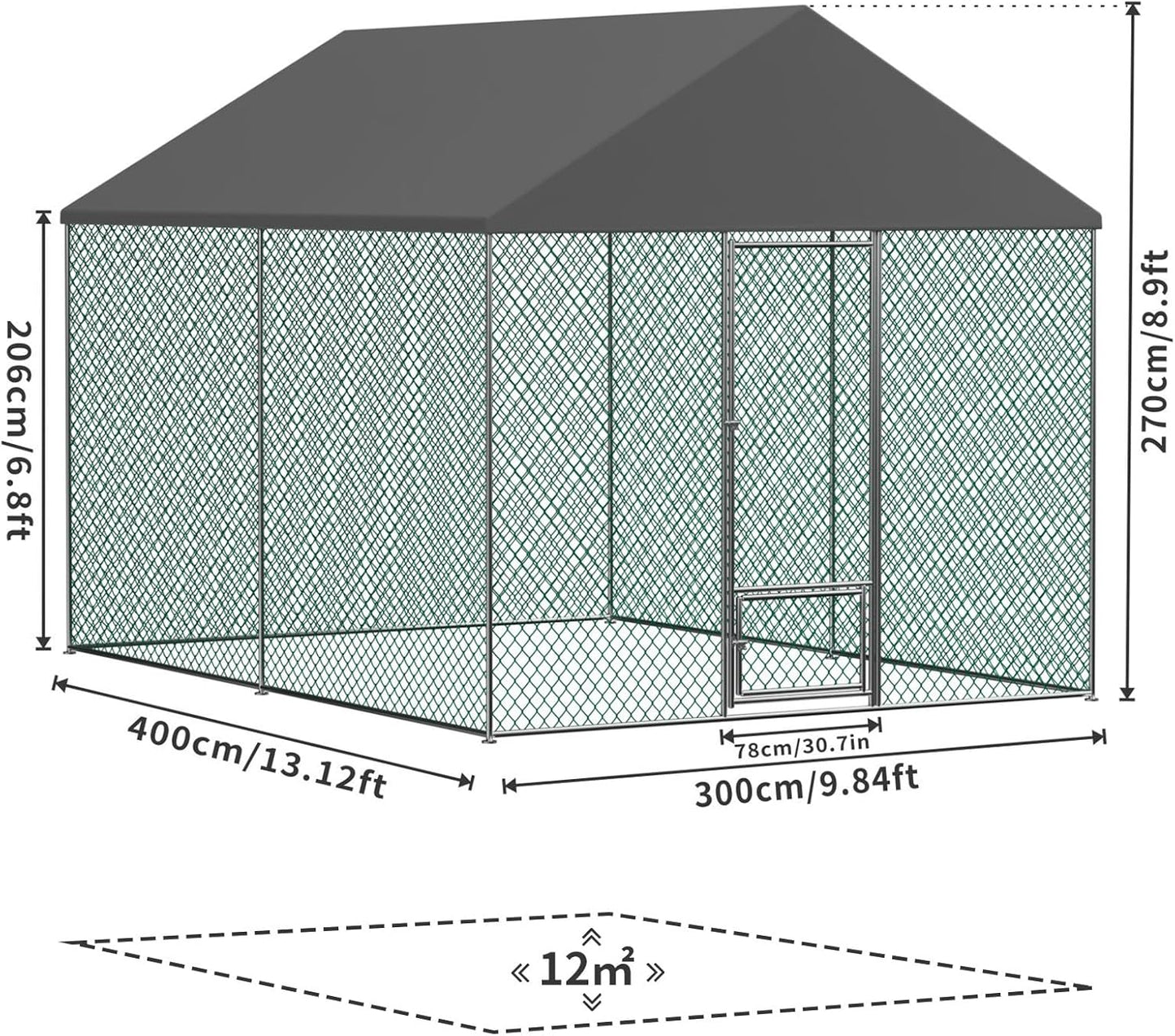 Buy Heavy Duty Walk-In Chicken Coop with Metal Cage in Australia - Shop Now