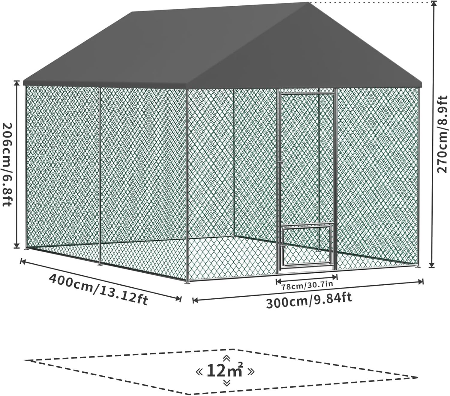 Buy Heavy Duty Walk-In Chicken Coop with Metal Cage in Australia - Shop Now