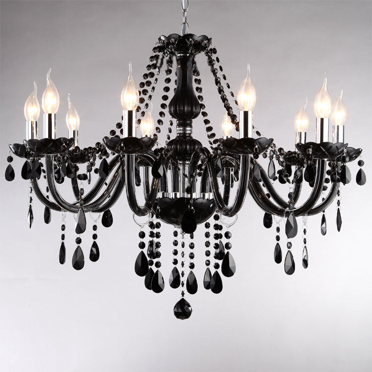 Buy Modern Opulence Black Silver Chandelier – Shop Now
