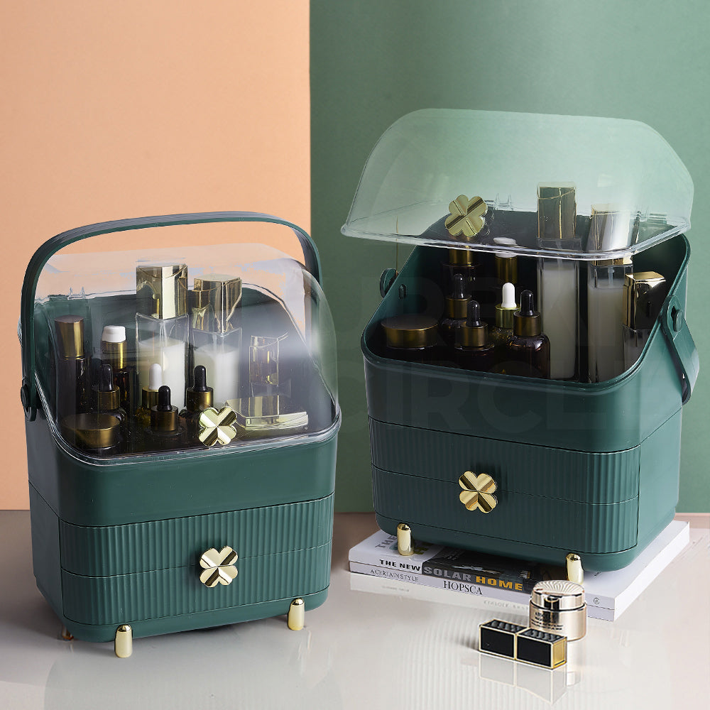 portable-green-makeup-organiser-storage-holder