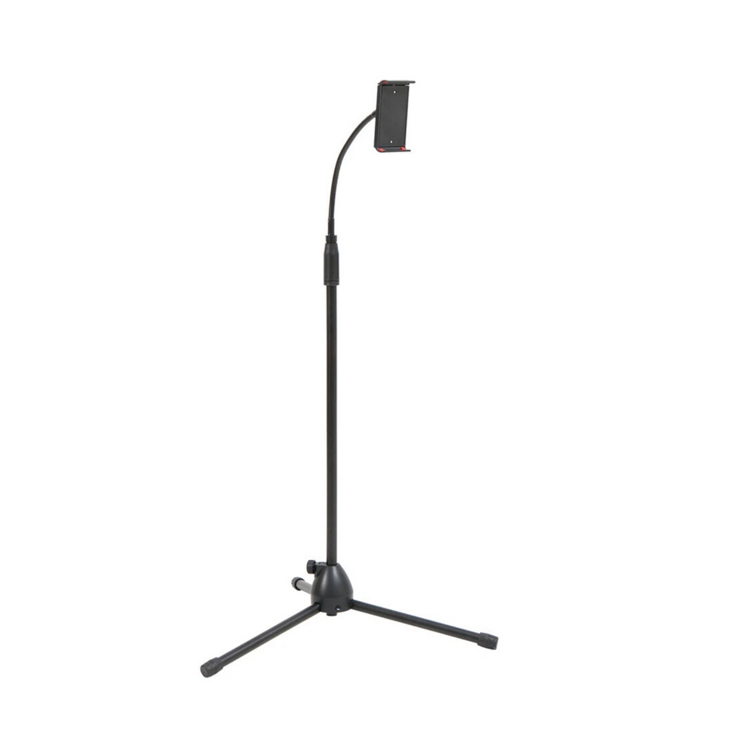gooseneck-phone-floor-stand-cell-phone-tripod-holder-360-degree-adjustable-black