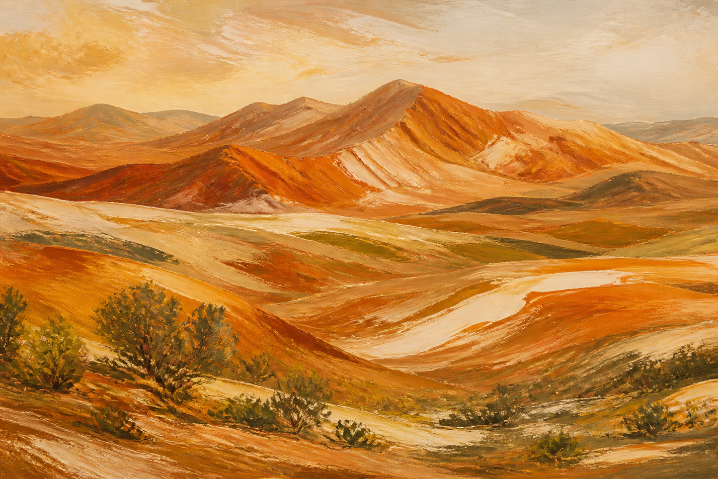Amber Range horizontal landscape artwork