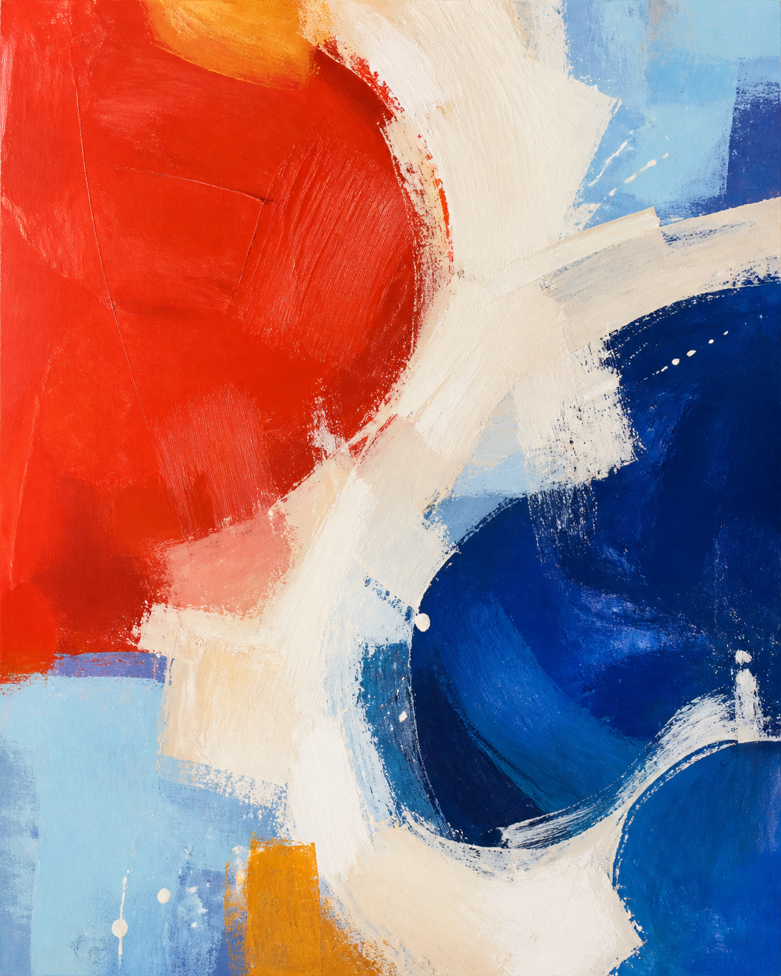 Colour Dialogue abstract canvas artwork