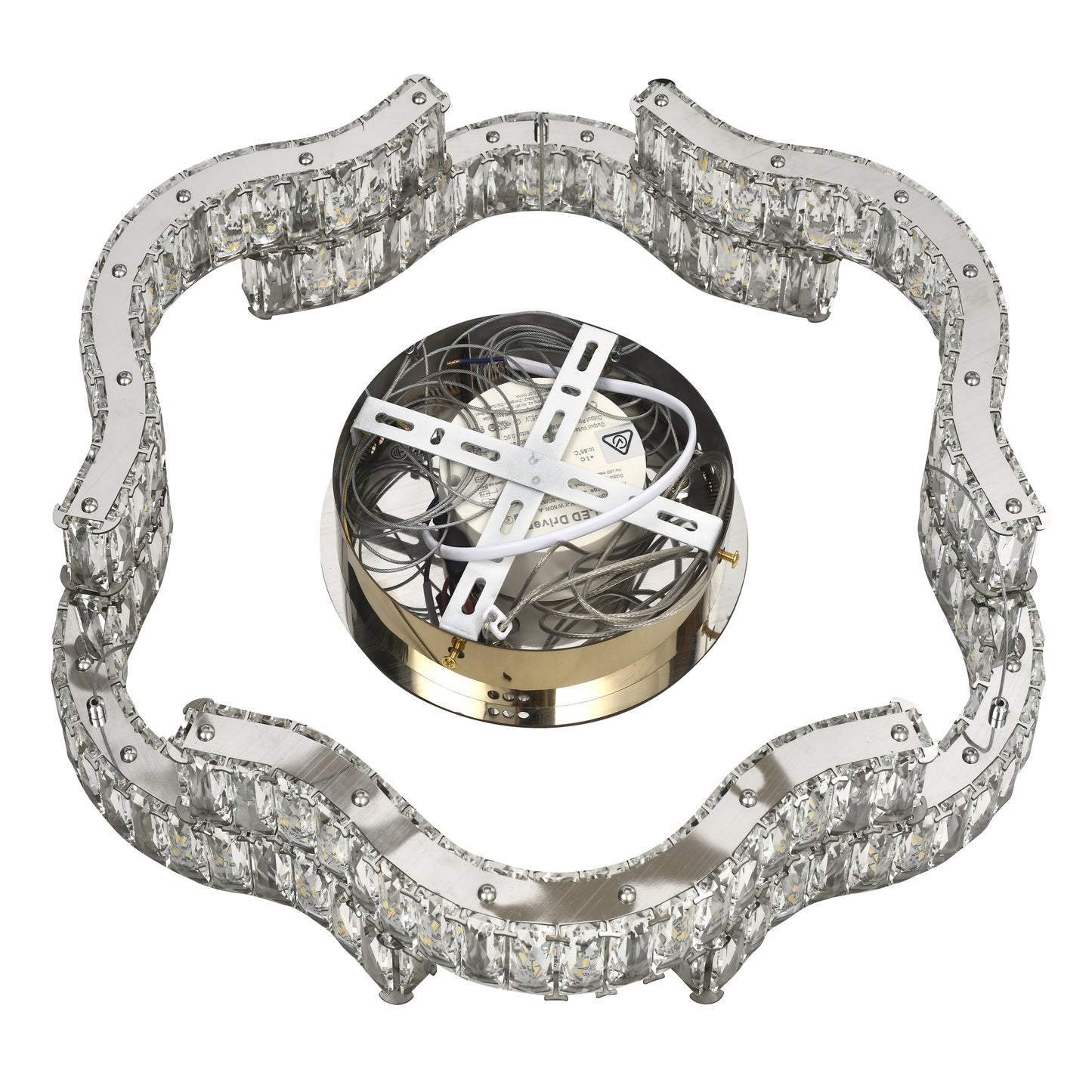 TFS 1 TIER PENDANT 36wLED DIM W/RMOTE 3600LM 2.5m cab 3300K-4200K-6500K GOLD