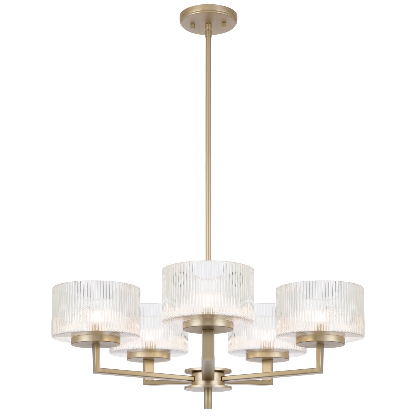 Anchorage TFS 5 LT PENDANT 5x6wG9max D660 H260 ROD 2x600+ 1x300 ANTIQUE SILVER/CLEAR