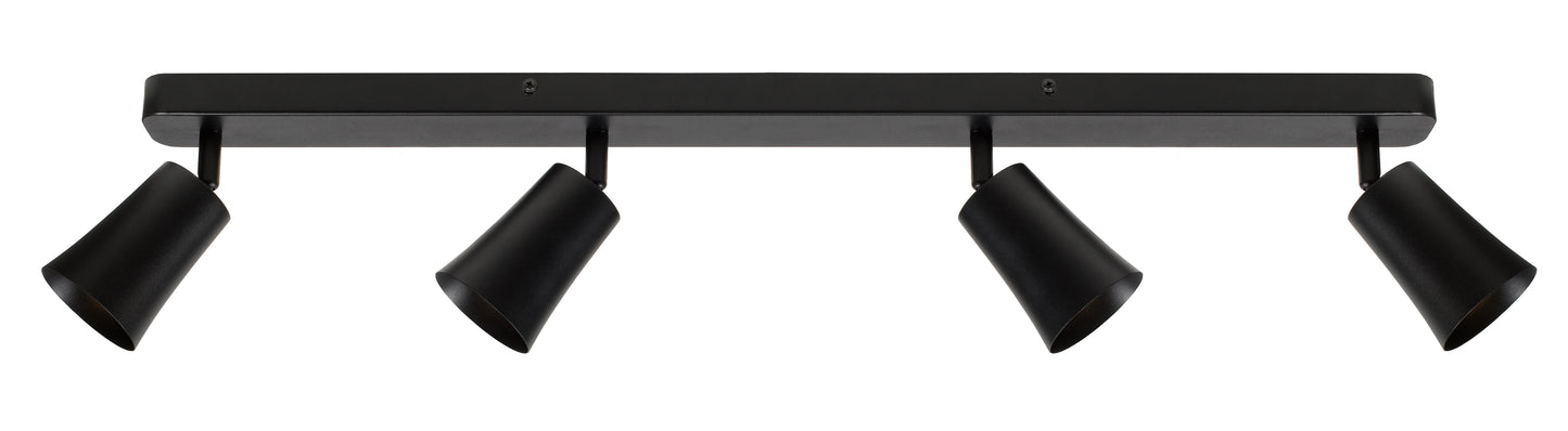 TFS 4 SPOT BAR 4x6wGU10max L750 P175 BLACK