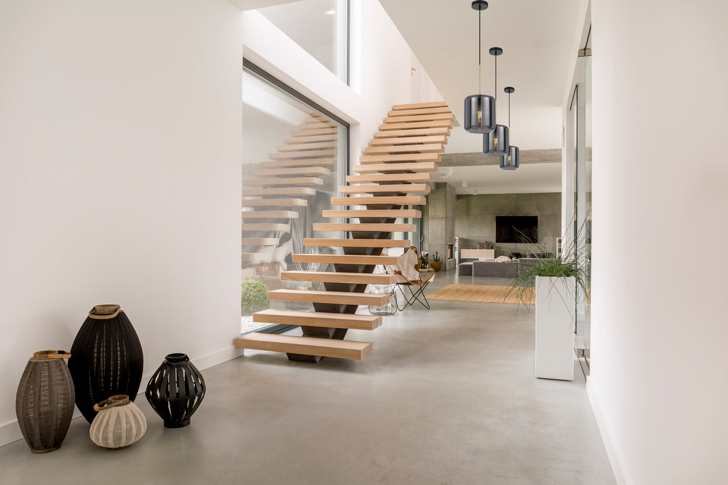 TFS SMALL PENDANT 25wE27max D:210 H:230 cab:2m BRASS MATT/SMOKE