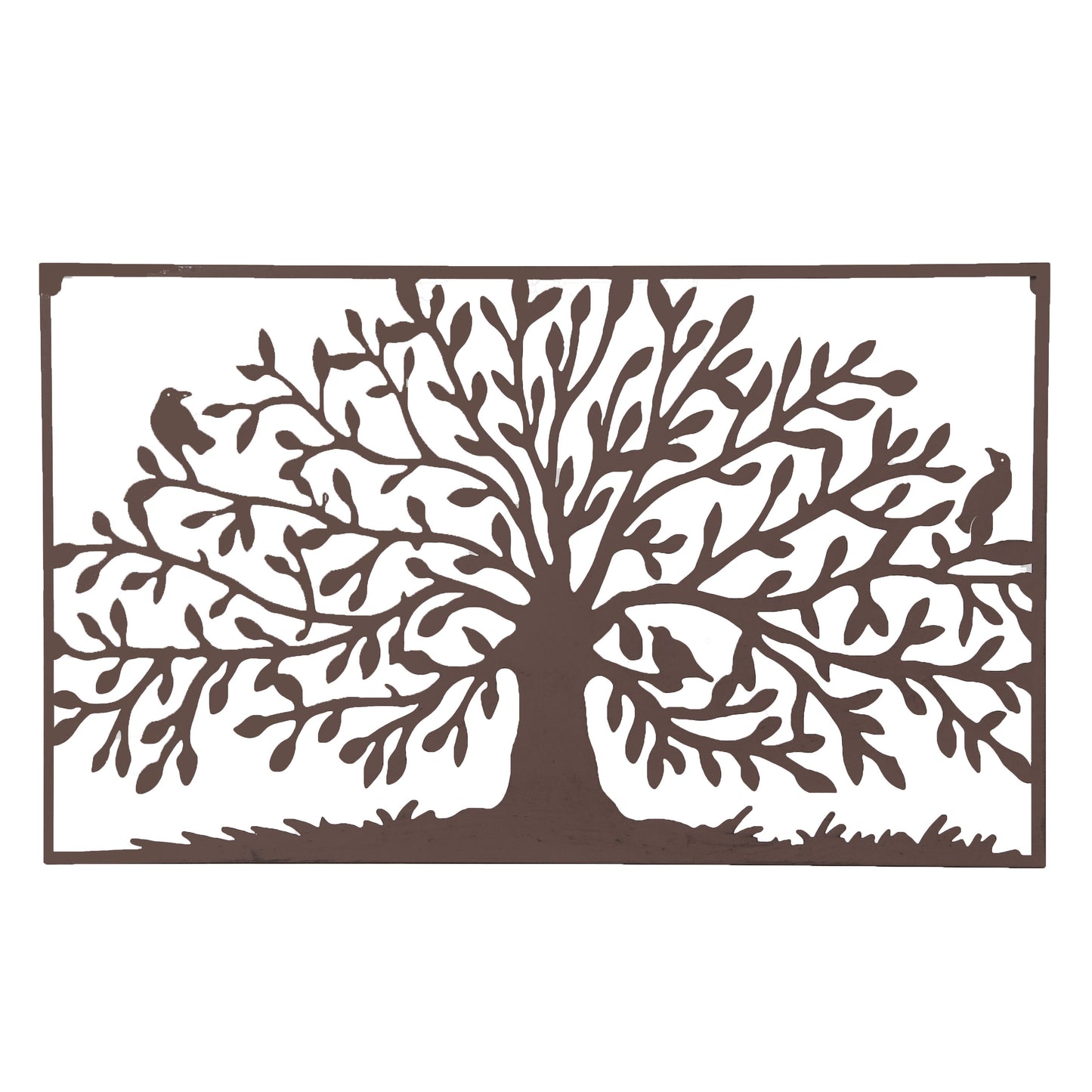 Rusty Tree of Life Metal Wall Décor
