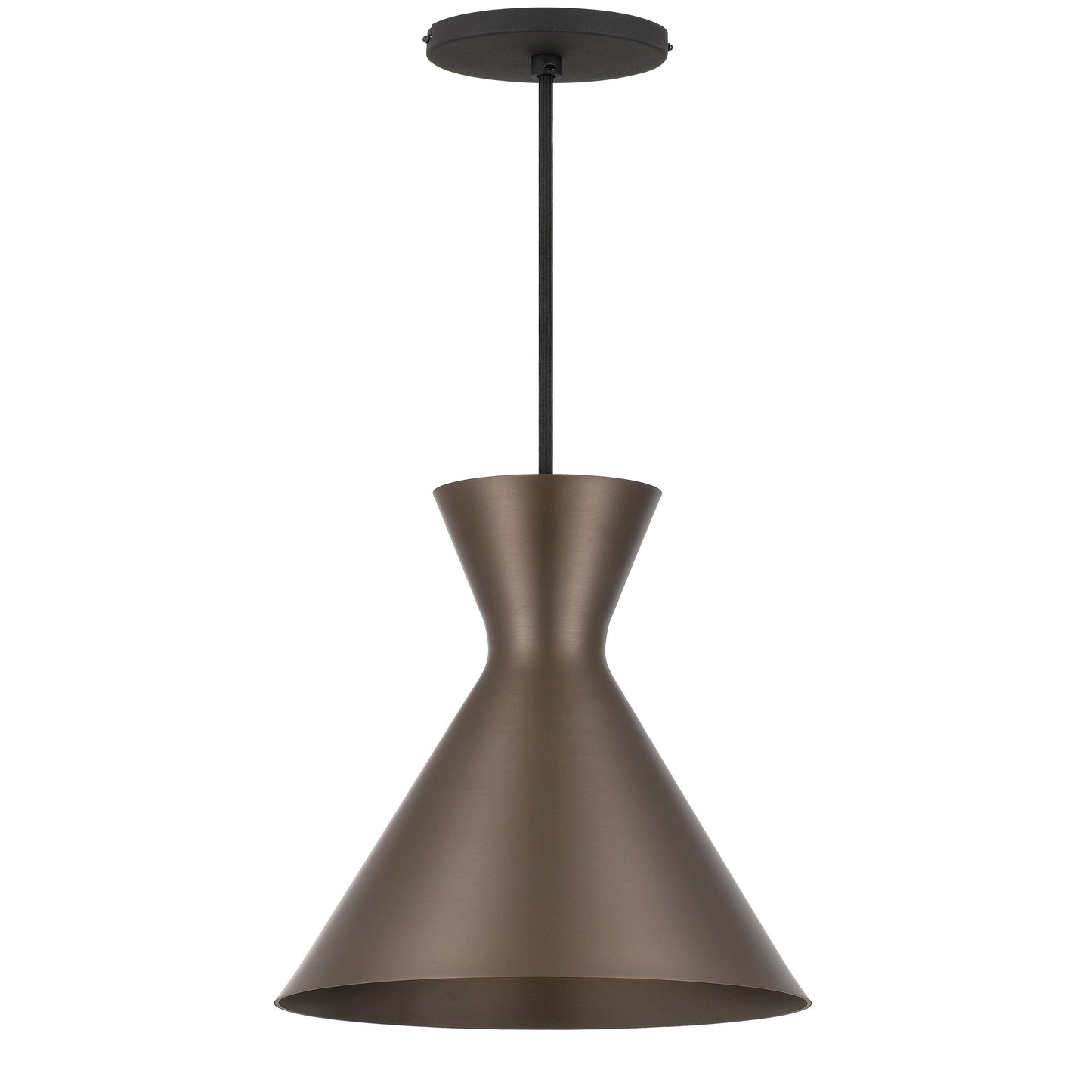 Zanolux TFS 20 PENDANT 25wE27max D200 H440 + 2 TEX BRONZE BRUSHED (BLACK)