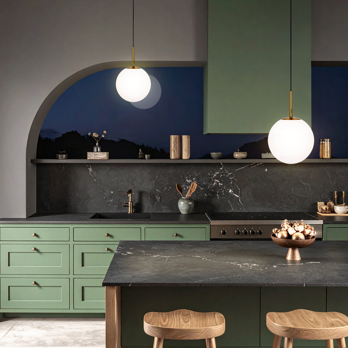 TFS 10 PENDANT 25w E27 D:250 CAB:2m ANTI GOLD / ALABASTRO