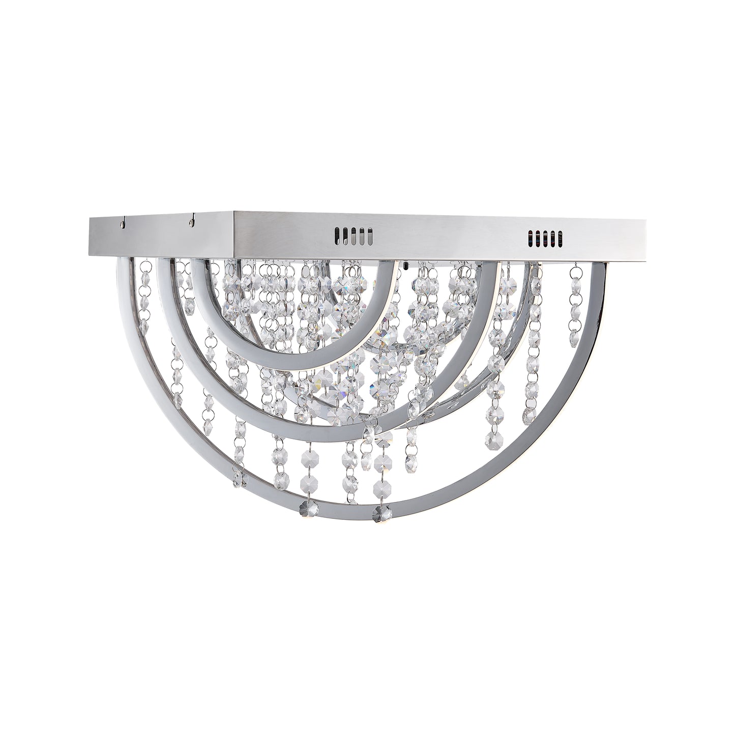 TFS CTC 25wLED 4000K L420 W420 H310 DIM+RGB BY RMTE 2500LM CHROME/CRYSTAL
