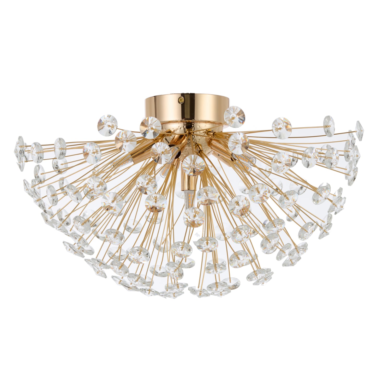 TFS 6LT CTC 6x6wG9max D:500 H:190 CRYSTAL H:200 GOLD / CLEAR