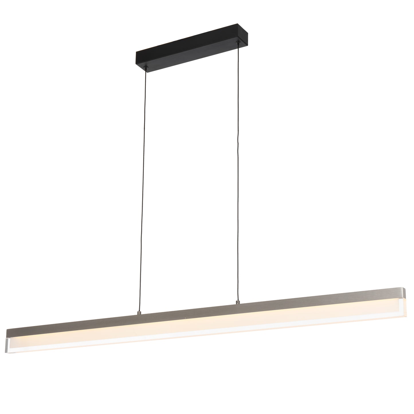 Cantoton TFS PENDANT 30wLED L1200 W20 H70 3000K DIM 2030Lm DIM PEARL GREY/BLACK CANOPY