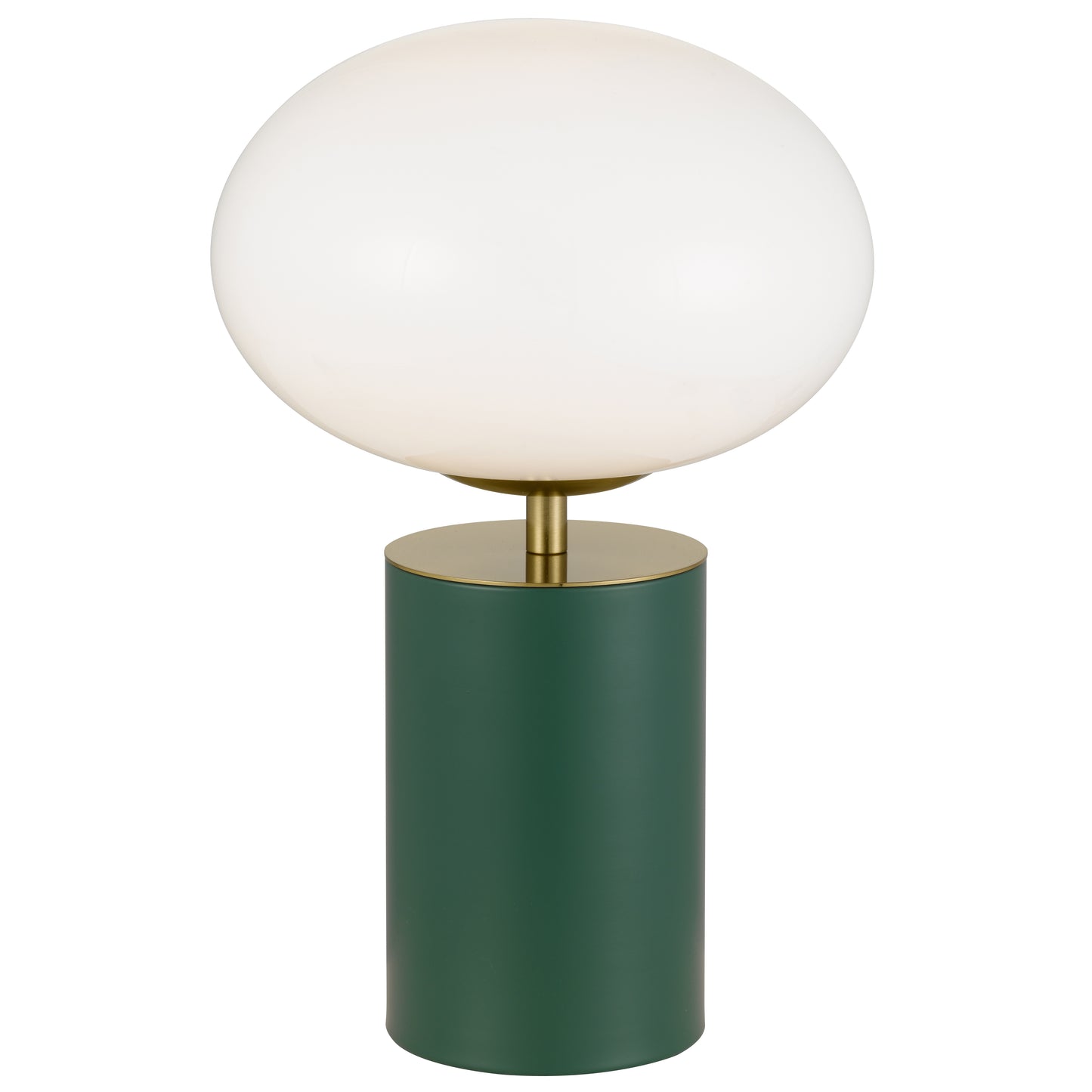 TFS TOUCH TABLE LAMP 5wE14 3000K D200 H320 GREEN 6028/ GOLD/ OPAL GLOSS