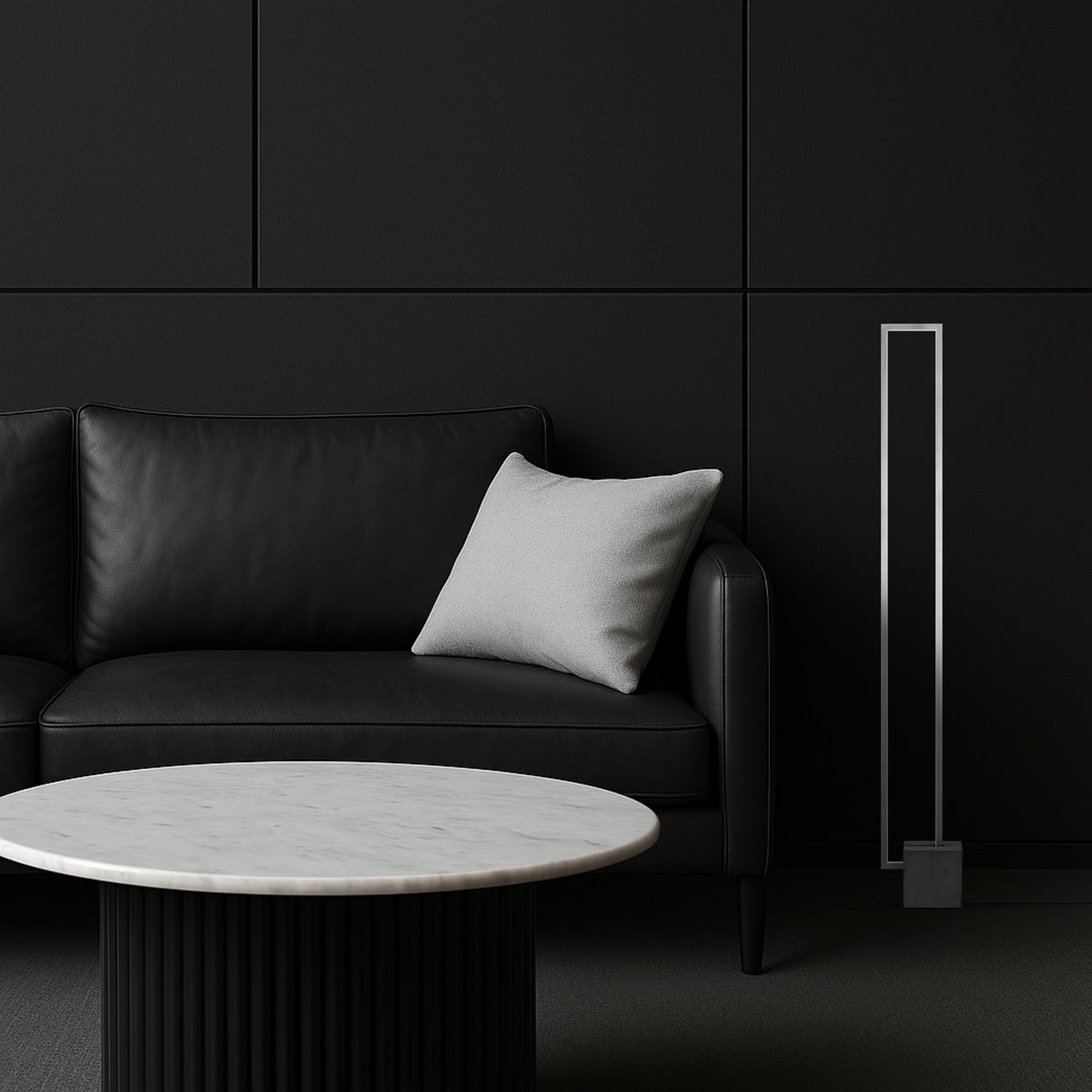 TFS FLOOR LAMP 24wSMD LED W:150 L:200 H:1400 3000k GREY CONCRETE