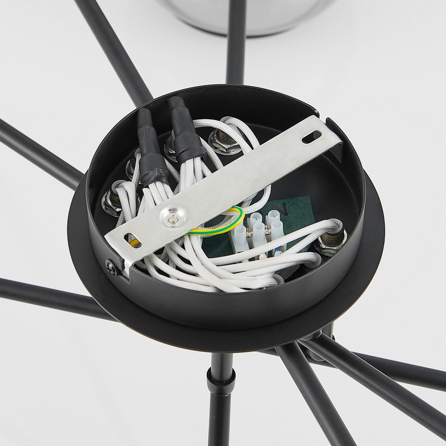 TFS 8 LT CTC 8x25wE27max L:1200 W:540 H:210 BLACK MATT/ SMOKE GLASS