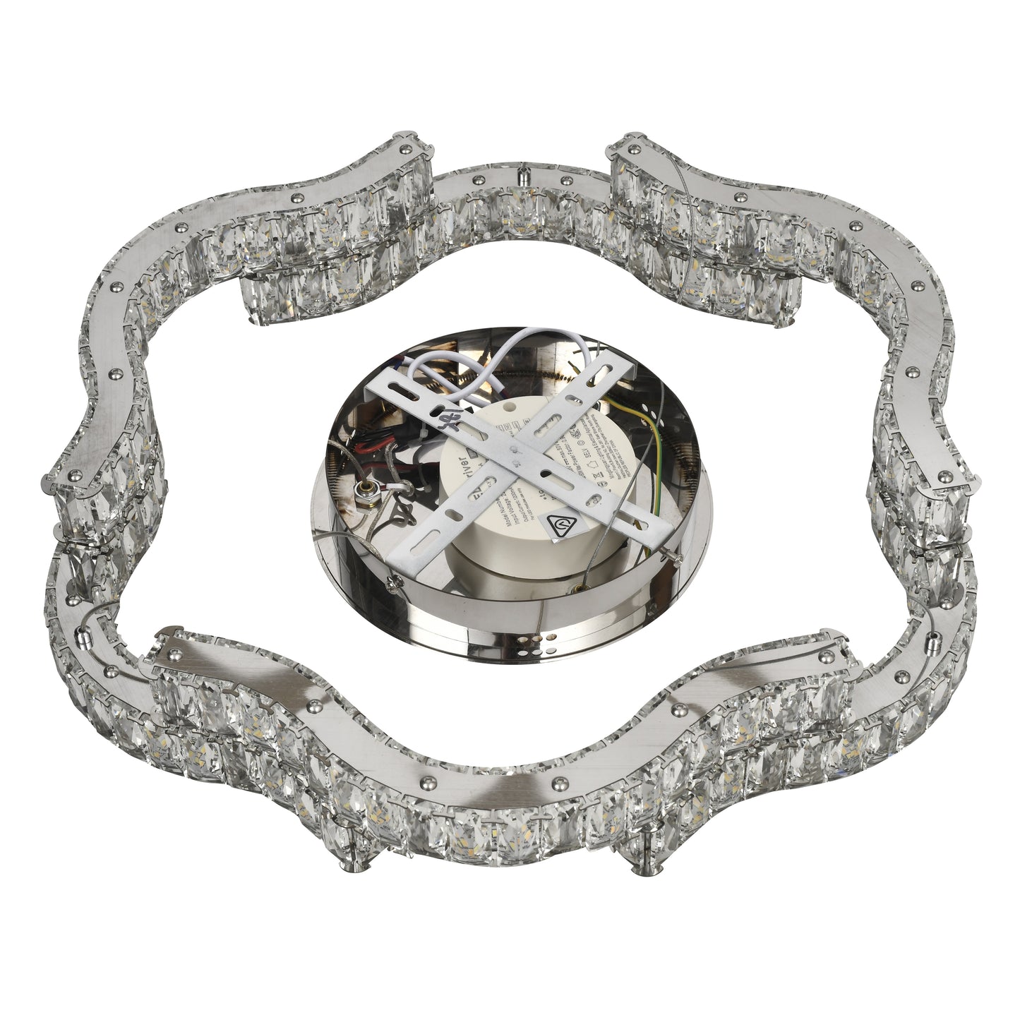 TFS 1 TIER PENDANT 36wLED DIM W/RMOTE 3600LM 2.5m cab 3300K-4200K-6500KCHROME