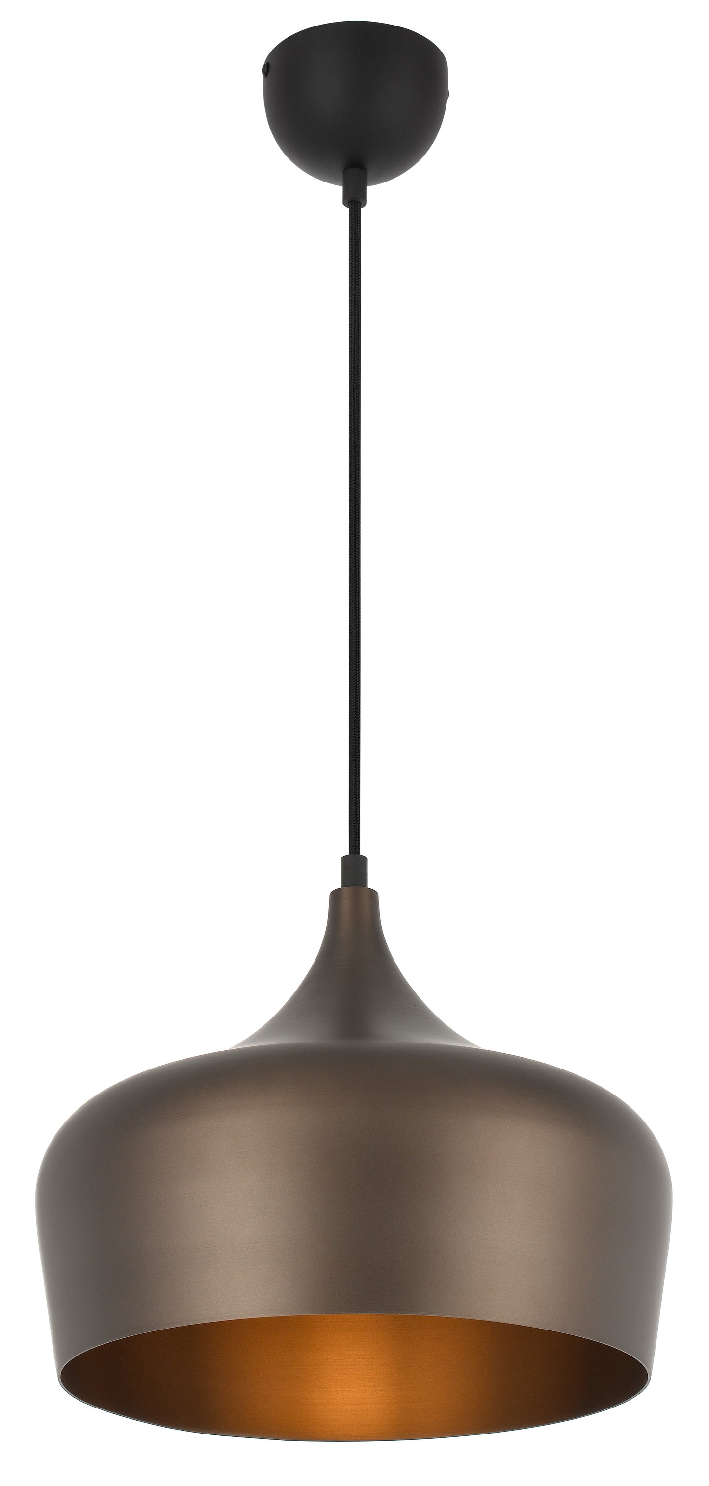 TFS 30 PENDANT 25wE27max D300 H270 + 1.5 TEX BRONZE BRUSHED (BLACK)