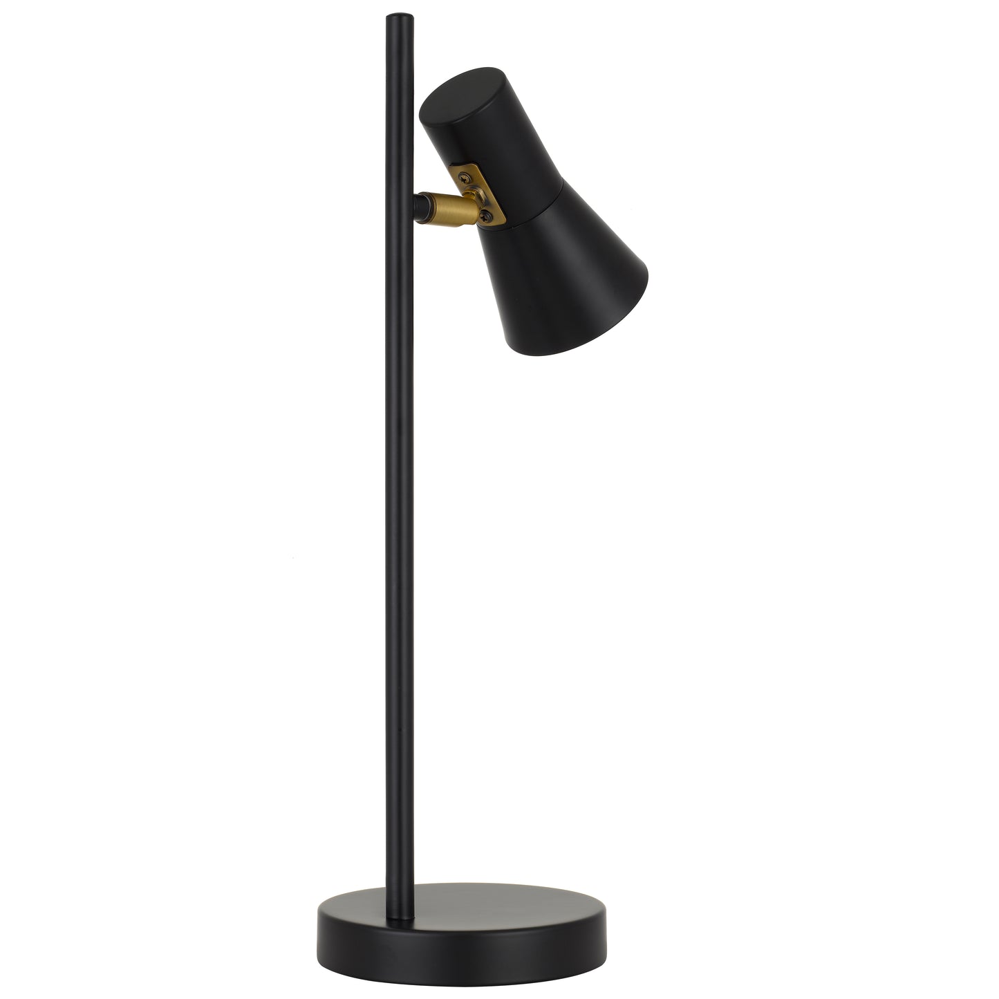 TFS TABLE LAMP 6wGU10max 174x140x450 INLINE SWT BLACK SATIN/BRAS/GOLDEN INSIDE