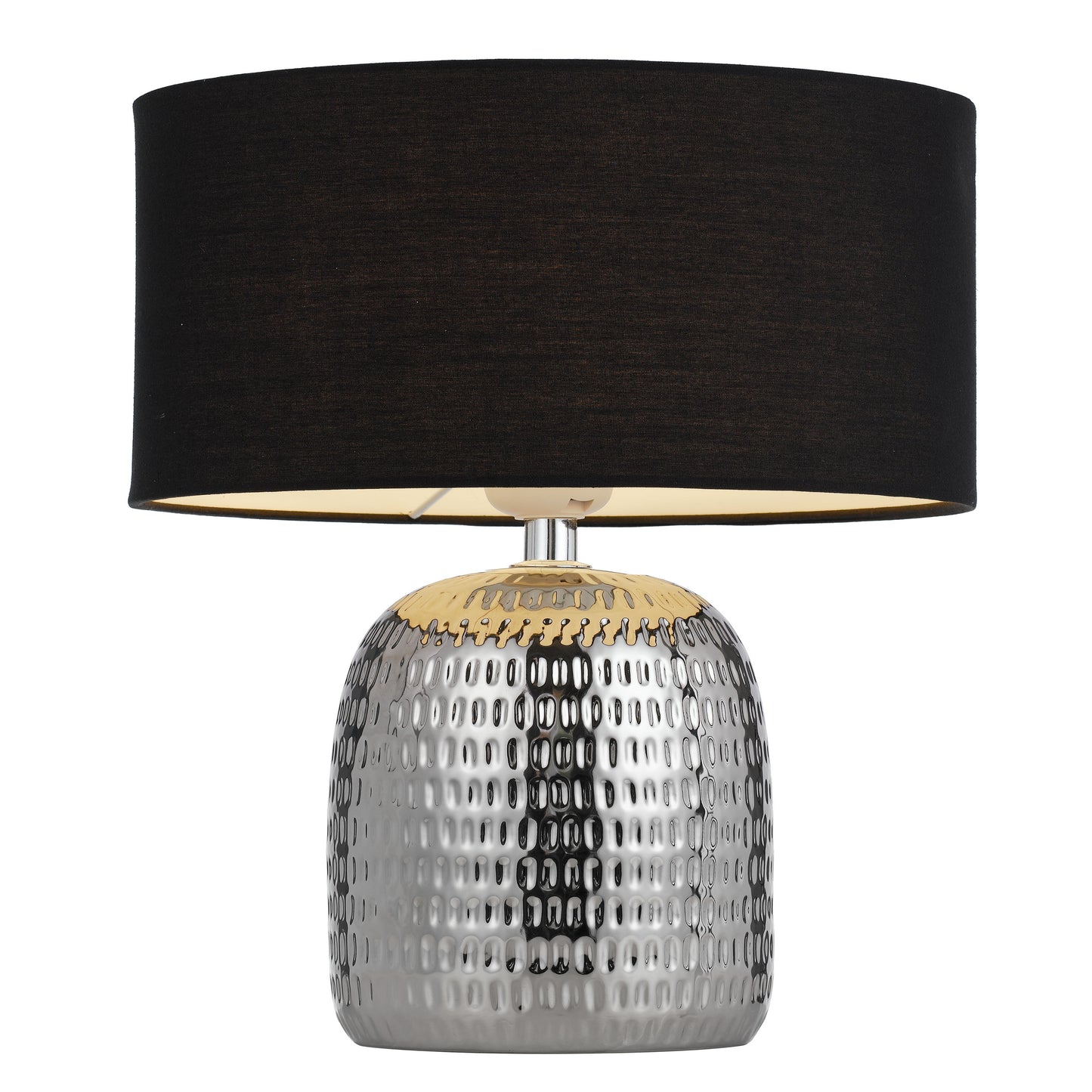 Altoton TFS CERAMIC TABLE LAMP 25wE27max H:400 D:240 SILVER/BLACK