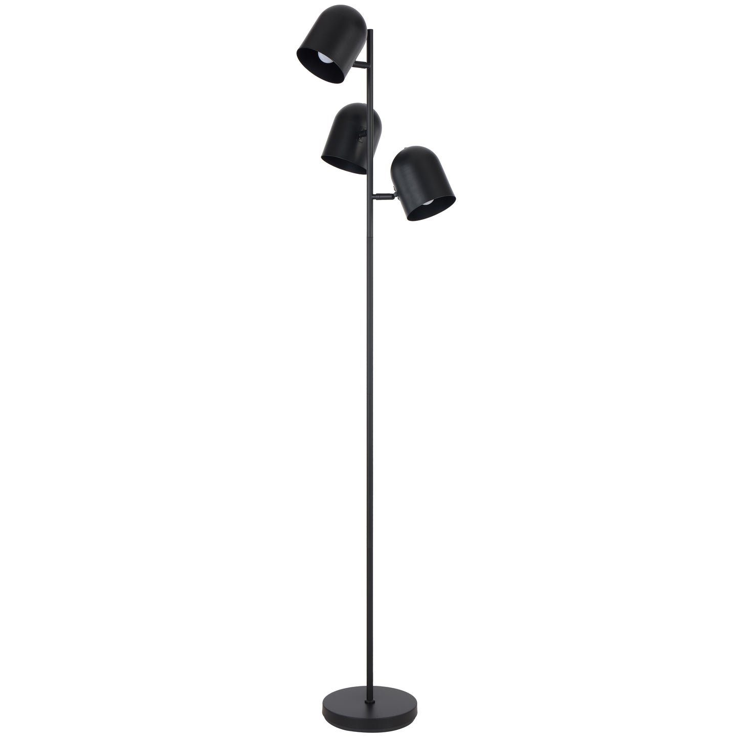 Bergamo TFS FLOOR LAMP 3x25wE14max D375 H1650 switch on head BLACK SATIN