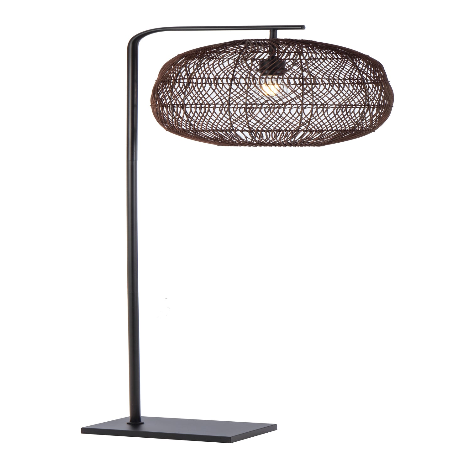 Rivaform TFS 40 FLOOR LAMP 25wE27max H1800 (2 parts) BLACK Base / BROWN Shade
