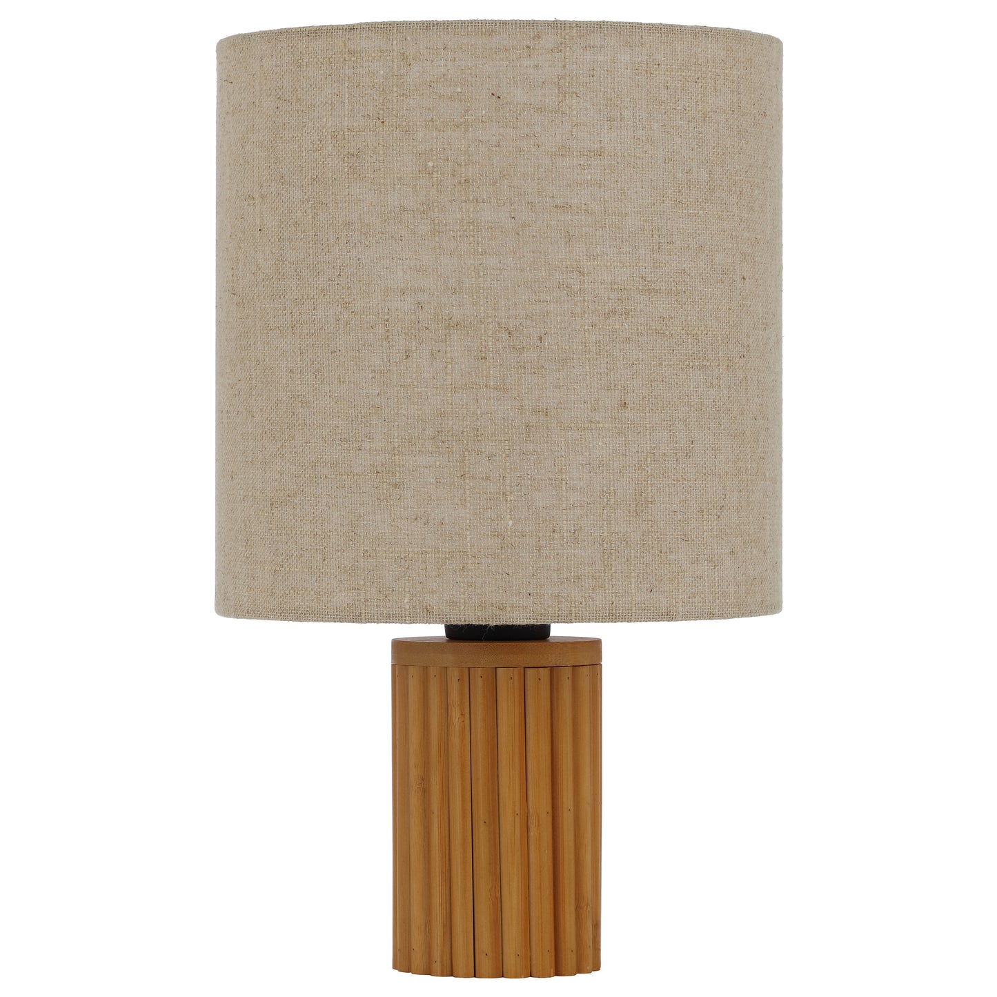 Altoton TFS TABLE LAMP 25wE27max D:240 H:390 INLINE SWTCH PINE TIMBER/CREAM LINEN