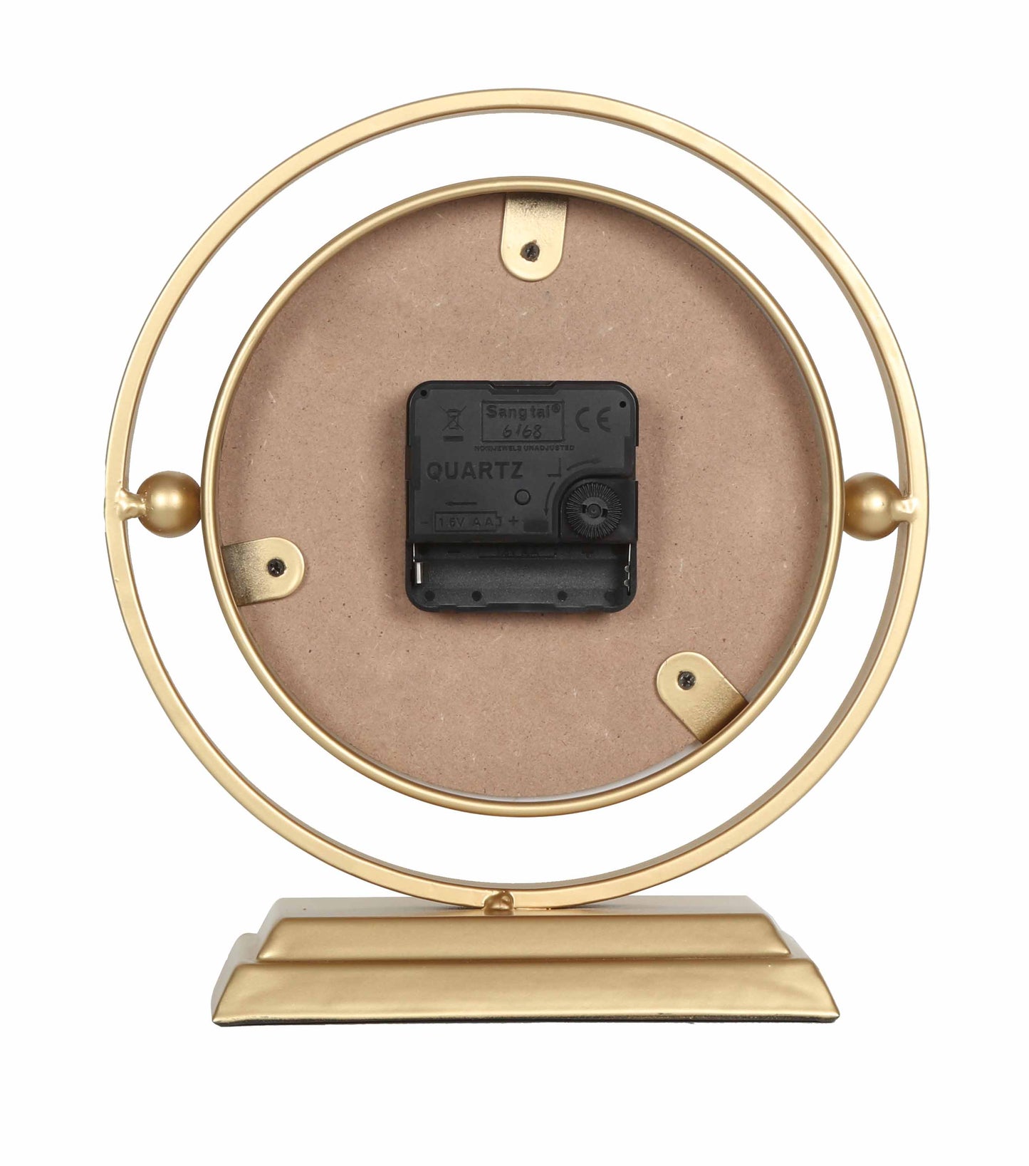 Metal Gold Table Clock