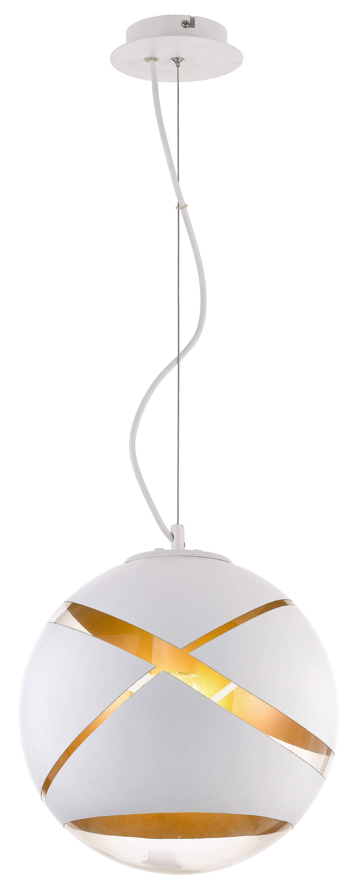 TFS 30 PENDANT 25wE27max D 300 WHITE GOLD Cab:2m