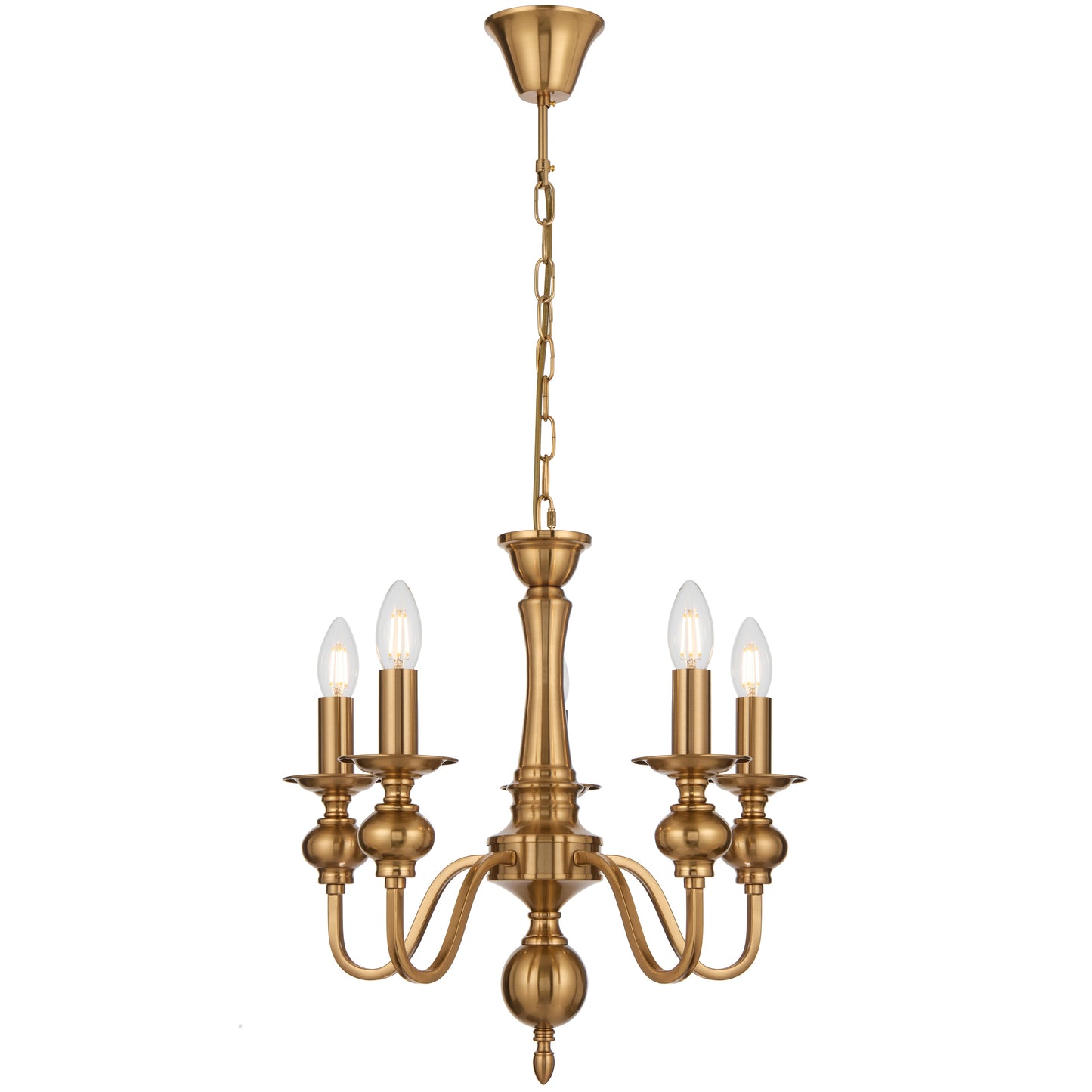 Rivaton TFS 5LT PENDANT 5x25wE14max D:450 H:430 chain 2m COPPER