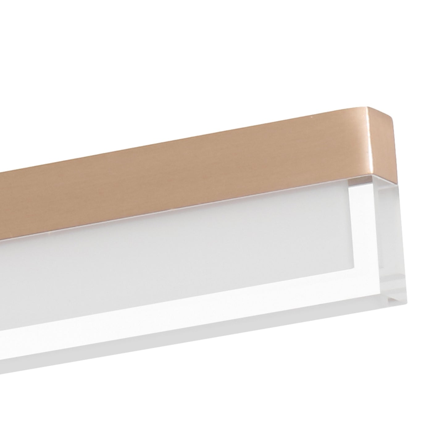Cantowood TFS PENDANT 30wLED L1200 W20 H70 3000K DIM 2030Lm DIM COFFEE GOLD/BLACK CANOPY