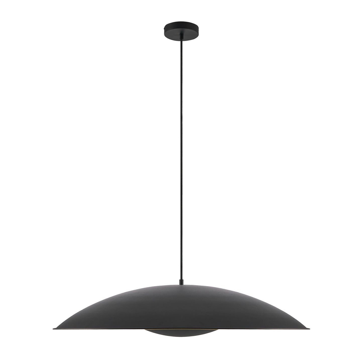 TFS 80 PENDANT 25wE27max D:800 H:138 BLACK SAND / GOLD FOIL