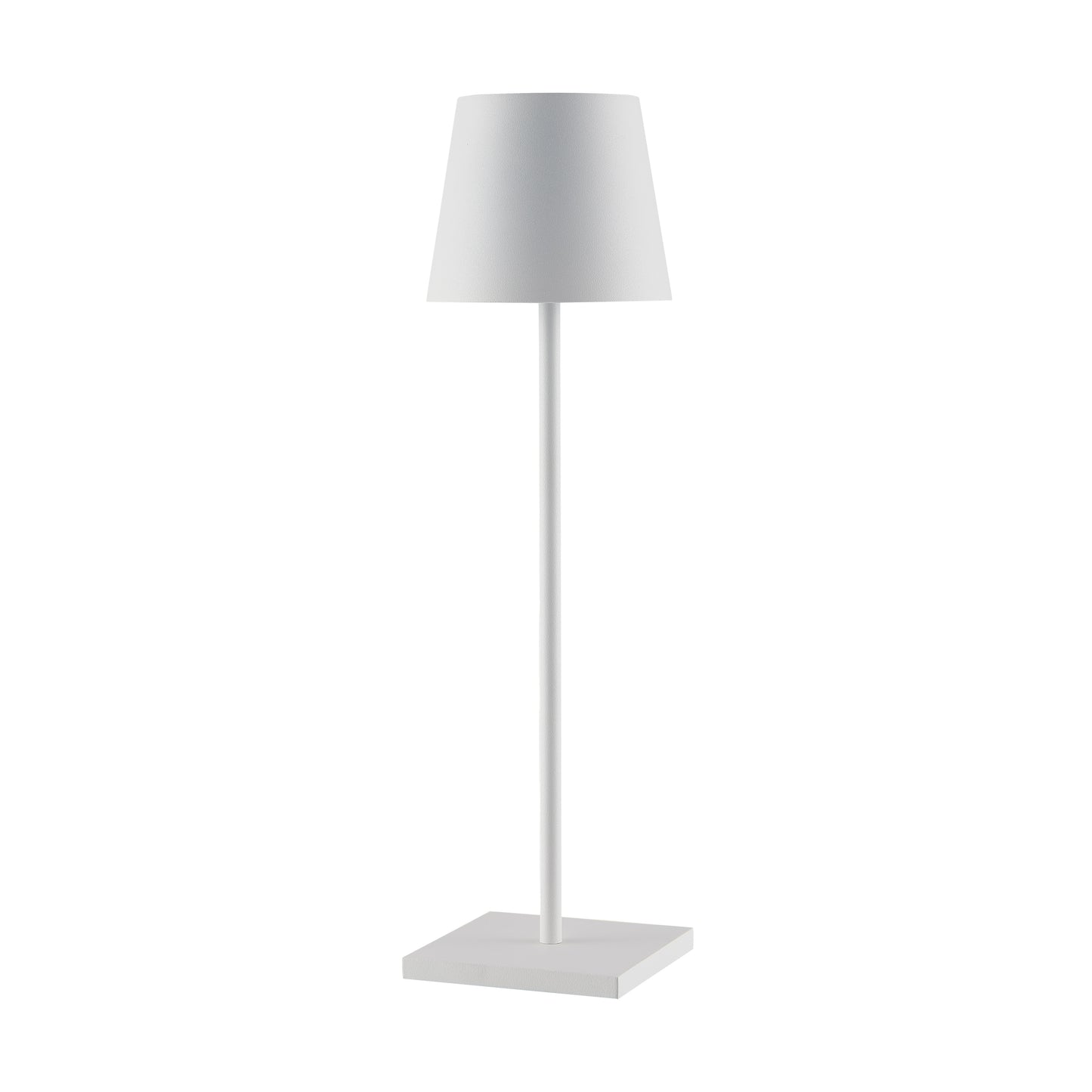 TFS RECHARGEABLE TABLE LAMP 3wLED D108 H380 IP54 1.5M 3000 K 300LM 2X2000mah WHITE SAND