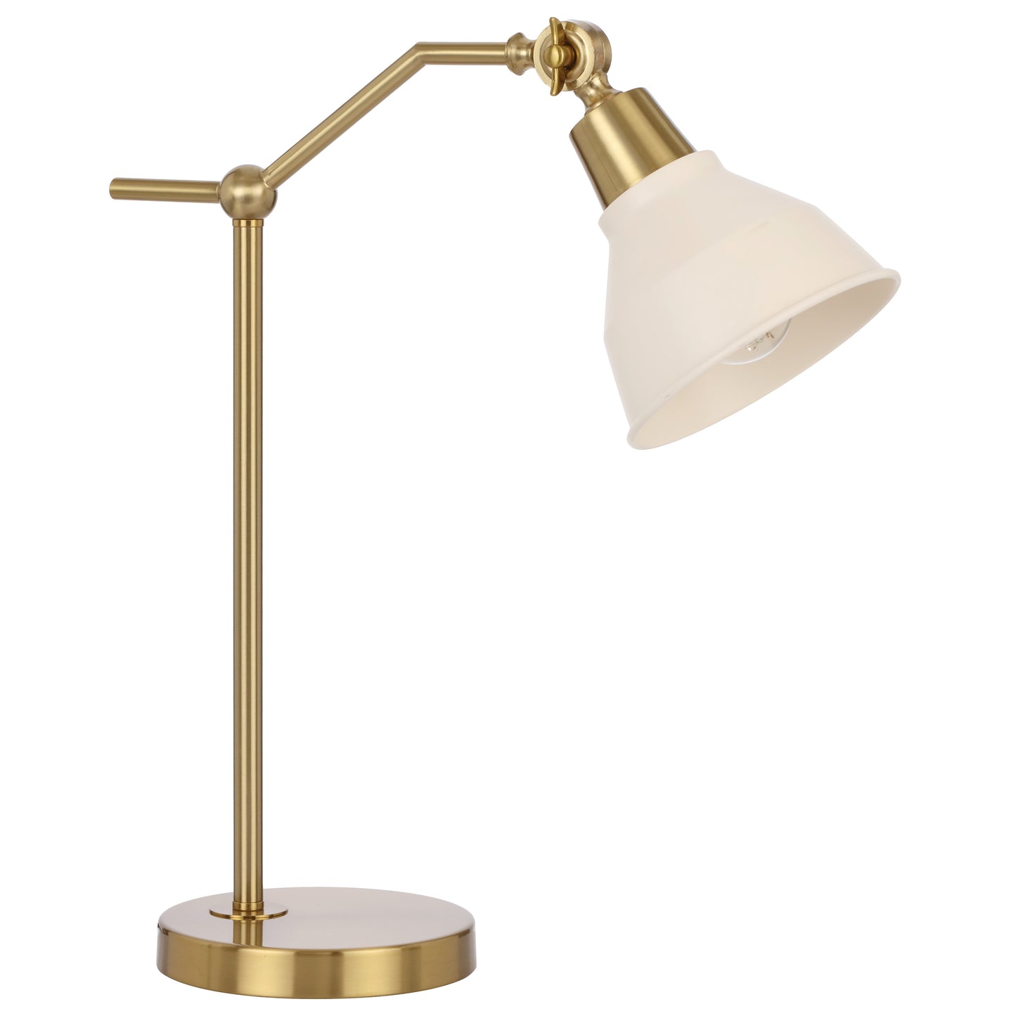 TFS 15 TABLE LAMP 25wE27max L320 W160 H500 INLINE SWTCH ANT GOLD/BEIGE 9001