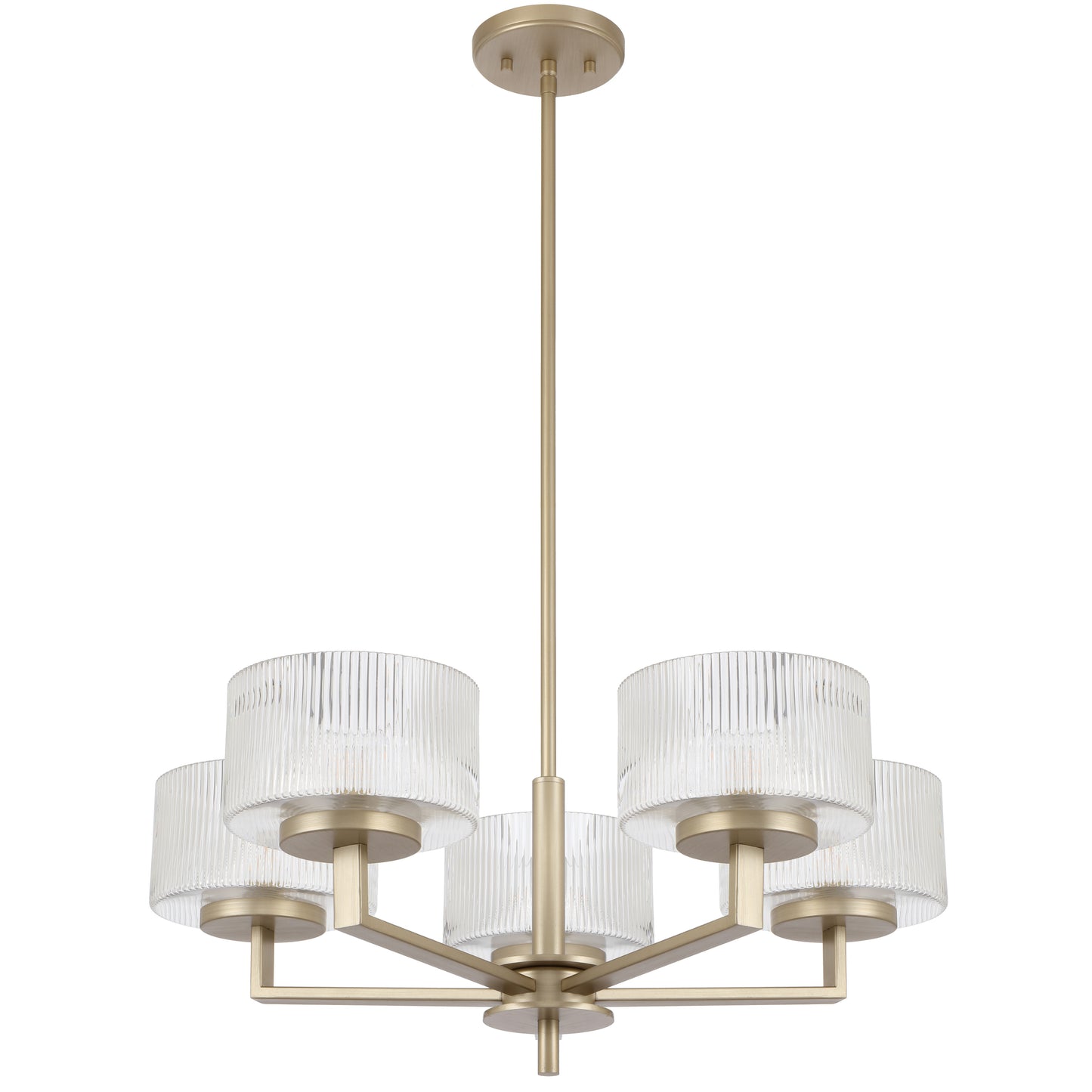 Anchorage TFS 5 LT PENDANT 5x6wG9max D660 H260 ROD 2x600+ 1x300 ANTIQUE SILVER/CLEAR
