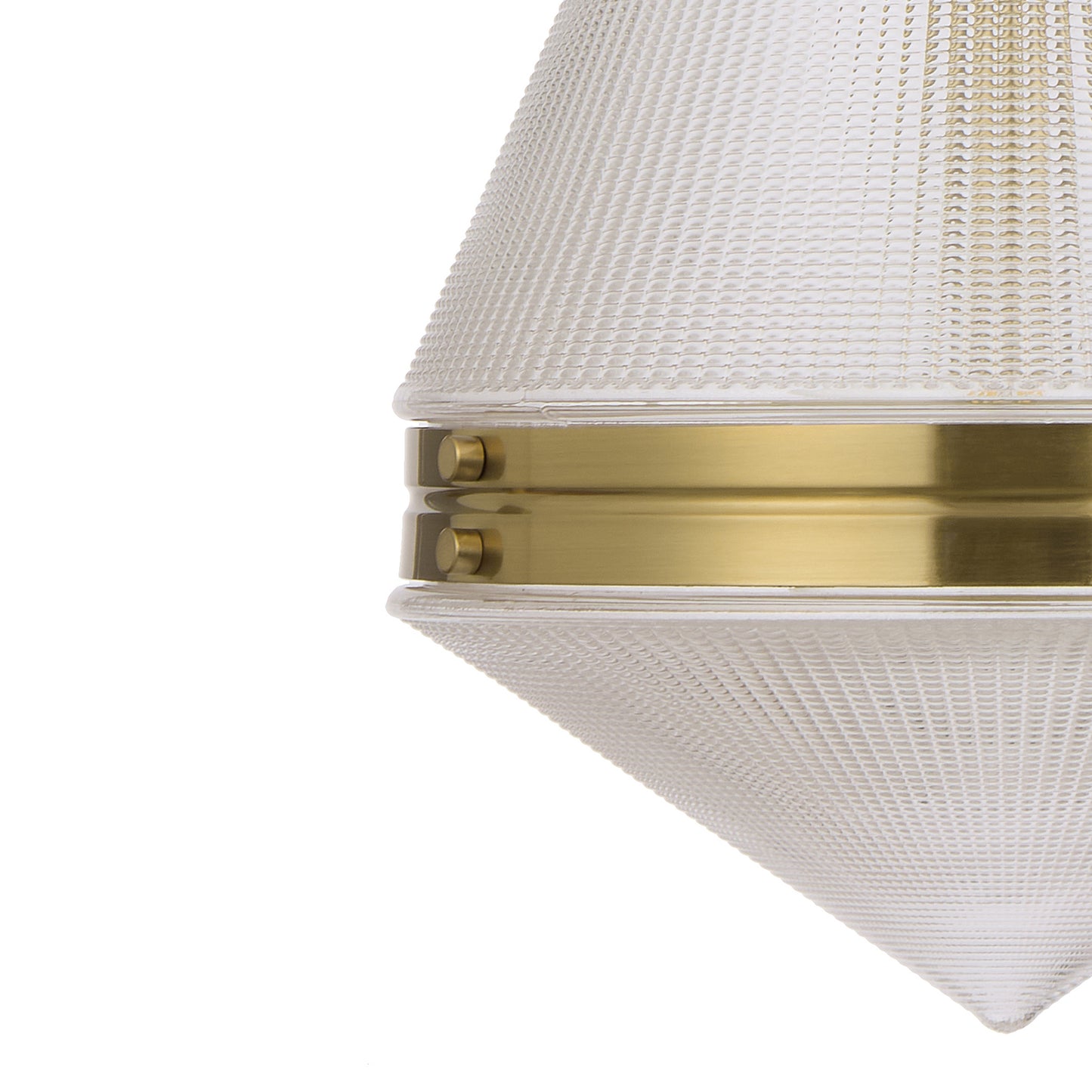 TFS 1LT PENDANT 25wE27max D:350 H:560 ROD 1.5m ANT GOLD/ CLEAR