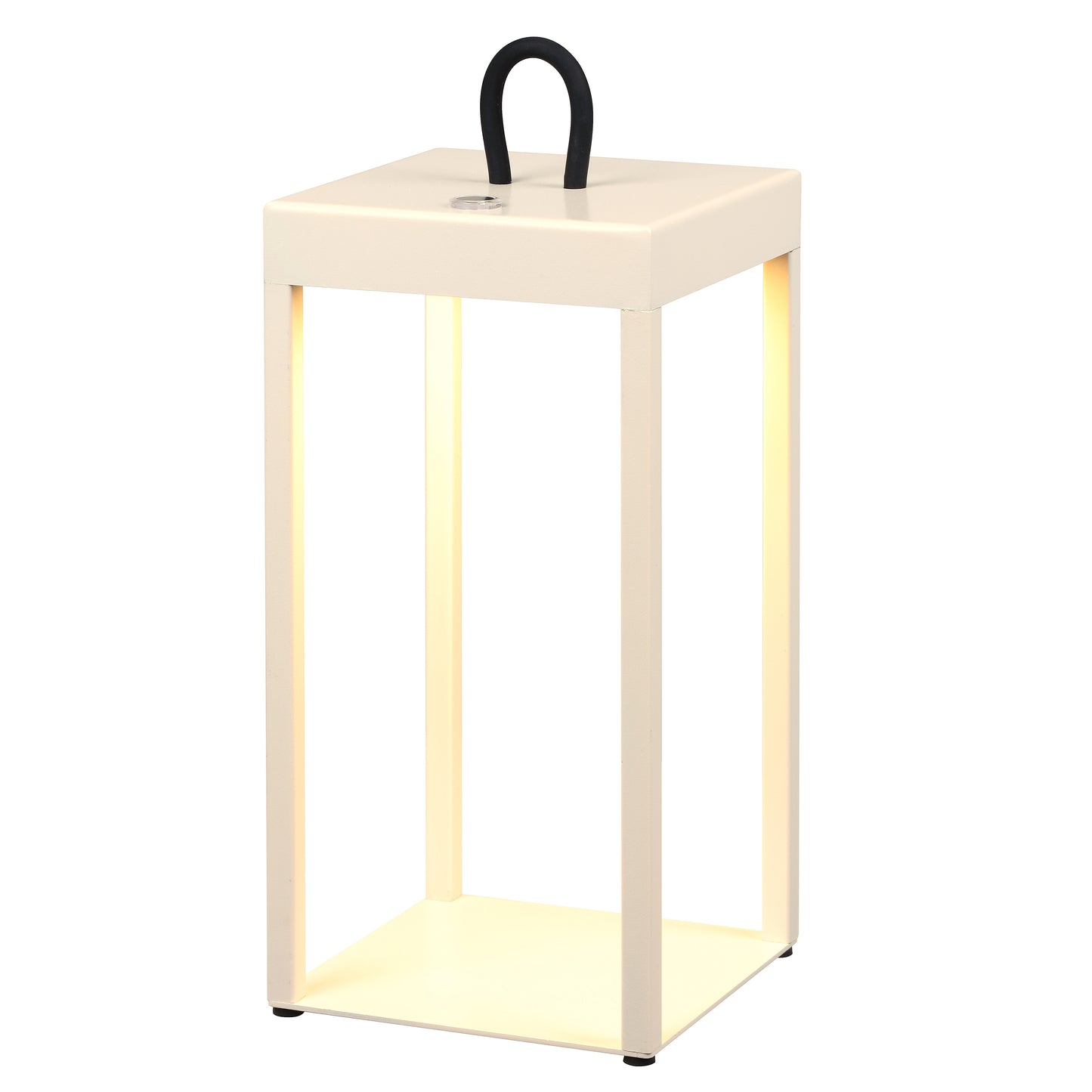 Lumomark TFS RECHARGEABLE TL 3wLED L:130 W:130 H:300 IP54 USB1M 2X2000mah 3000K BEIGE