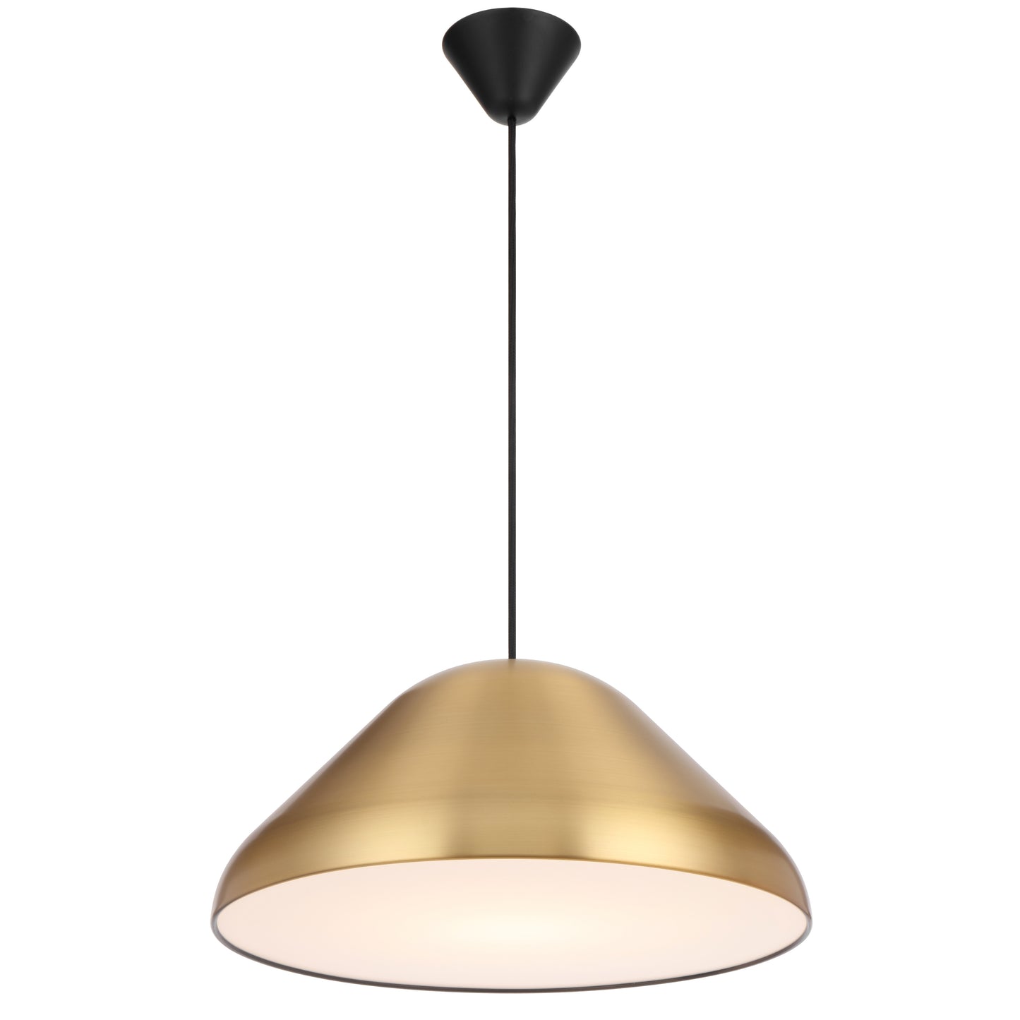 TFS 44CM PENDANT 25wE27max D440 H195 CAB 2M BRASS SATIN