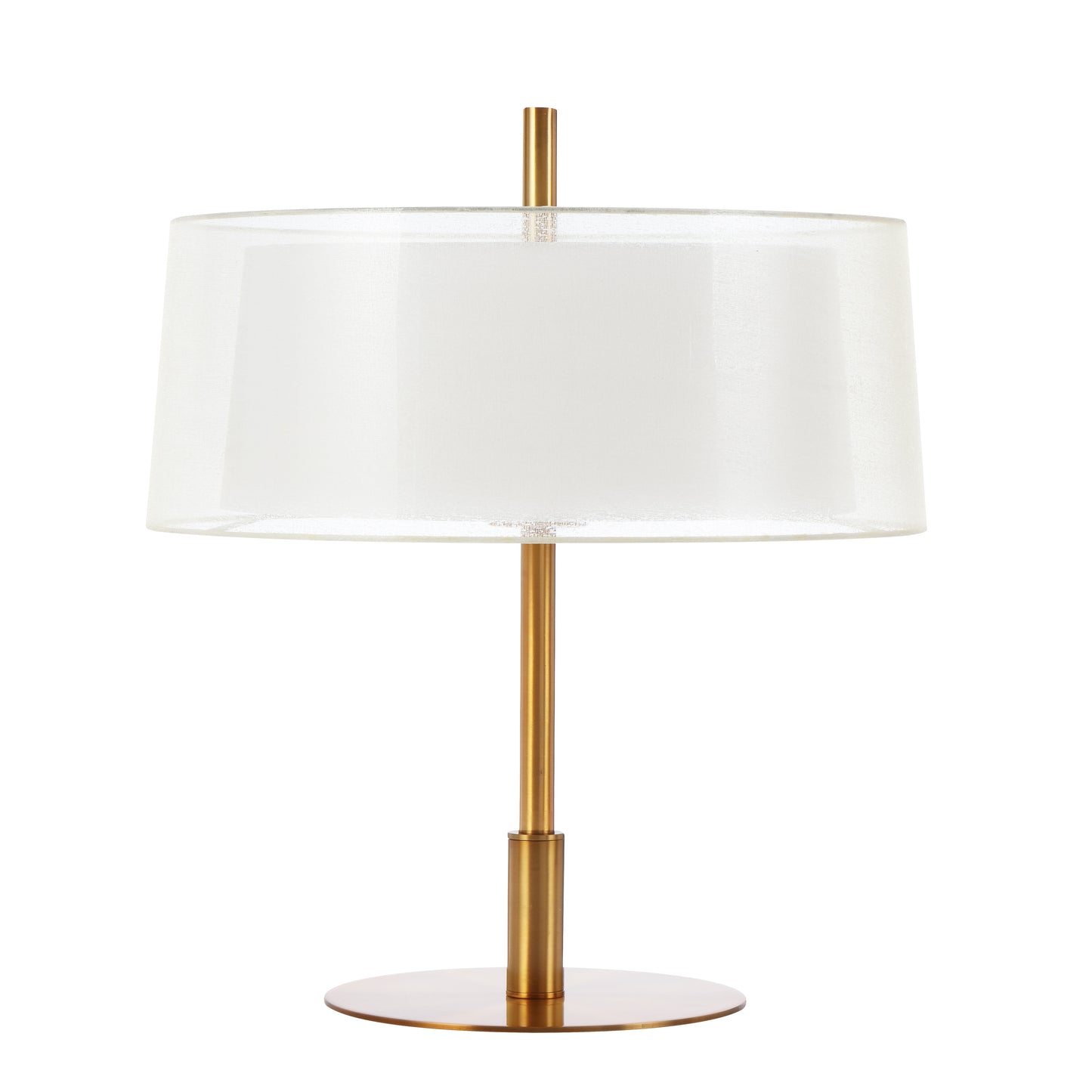 Caserta TFS TABLE LAMP 25wE27max H:580 D:310 ANT GOLD/ IVORY & WHITE