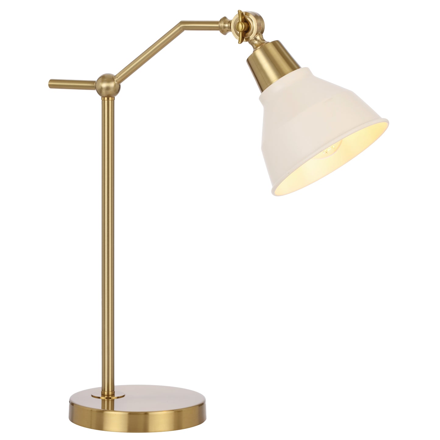 TFS 15 TABLE LAMP 25wE27max L320 W160 H500 INLINE SWTCH ANT GOLD/BEIGE 9001