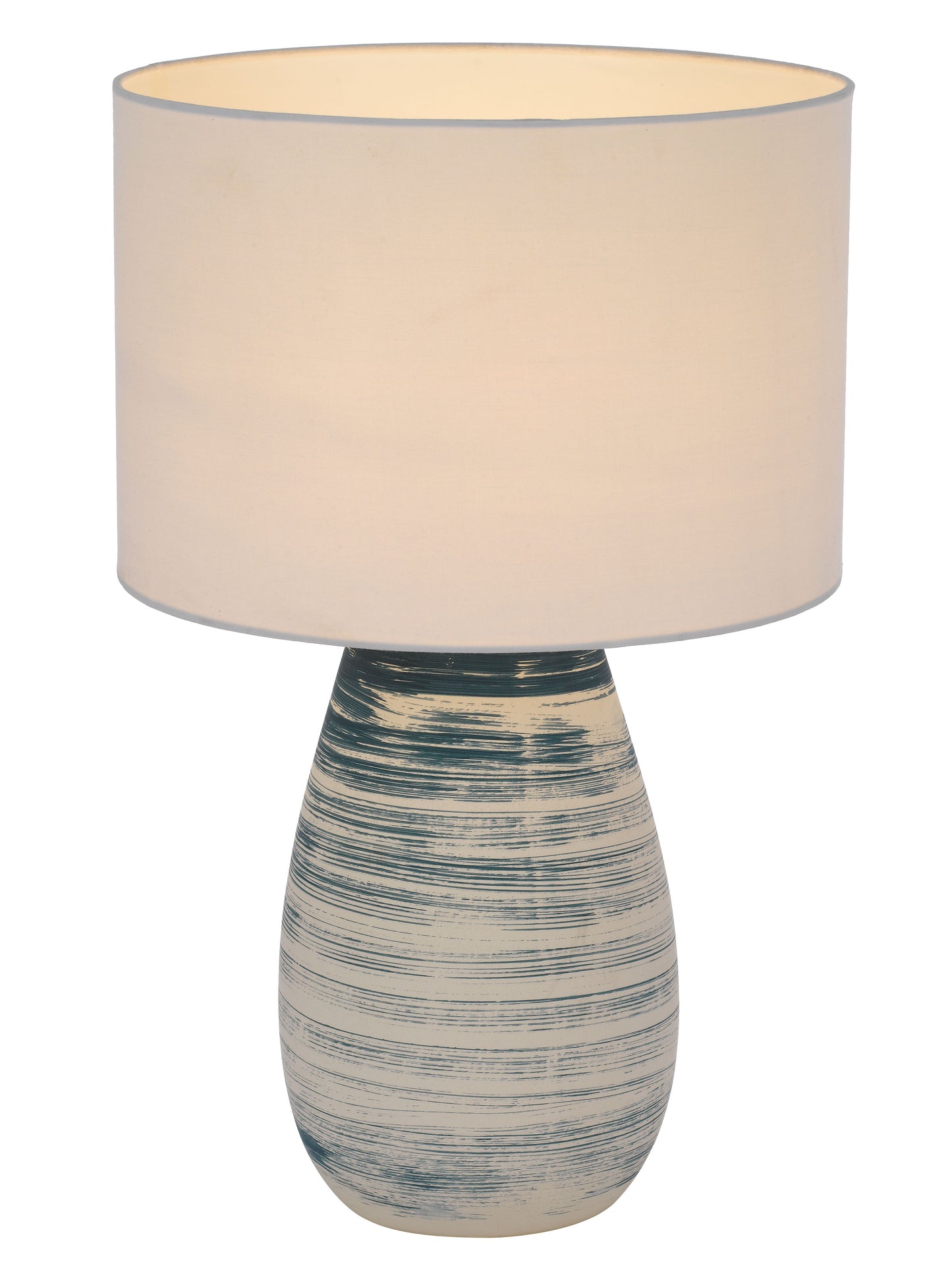 TFS CERAMIC TABLE LAMP 25wE27max D:300 H:490 BLUE / WHITE