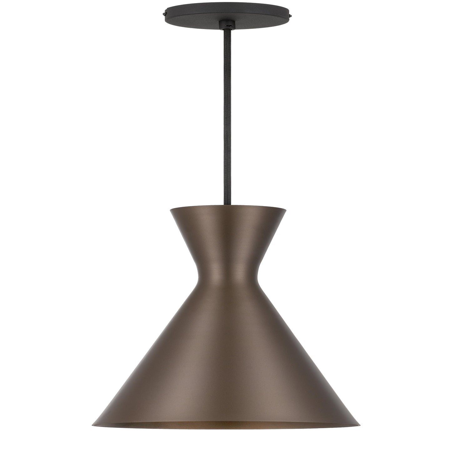 Zanolux TFS 20 PENDANT 25wE27max D200 H440 + 2 TEX BRONZE BRUSHED (BLACK)