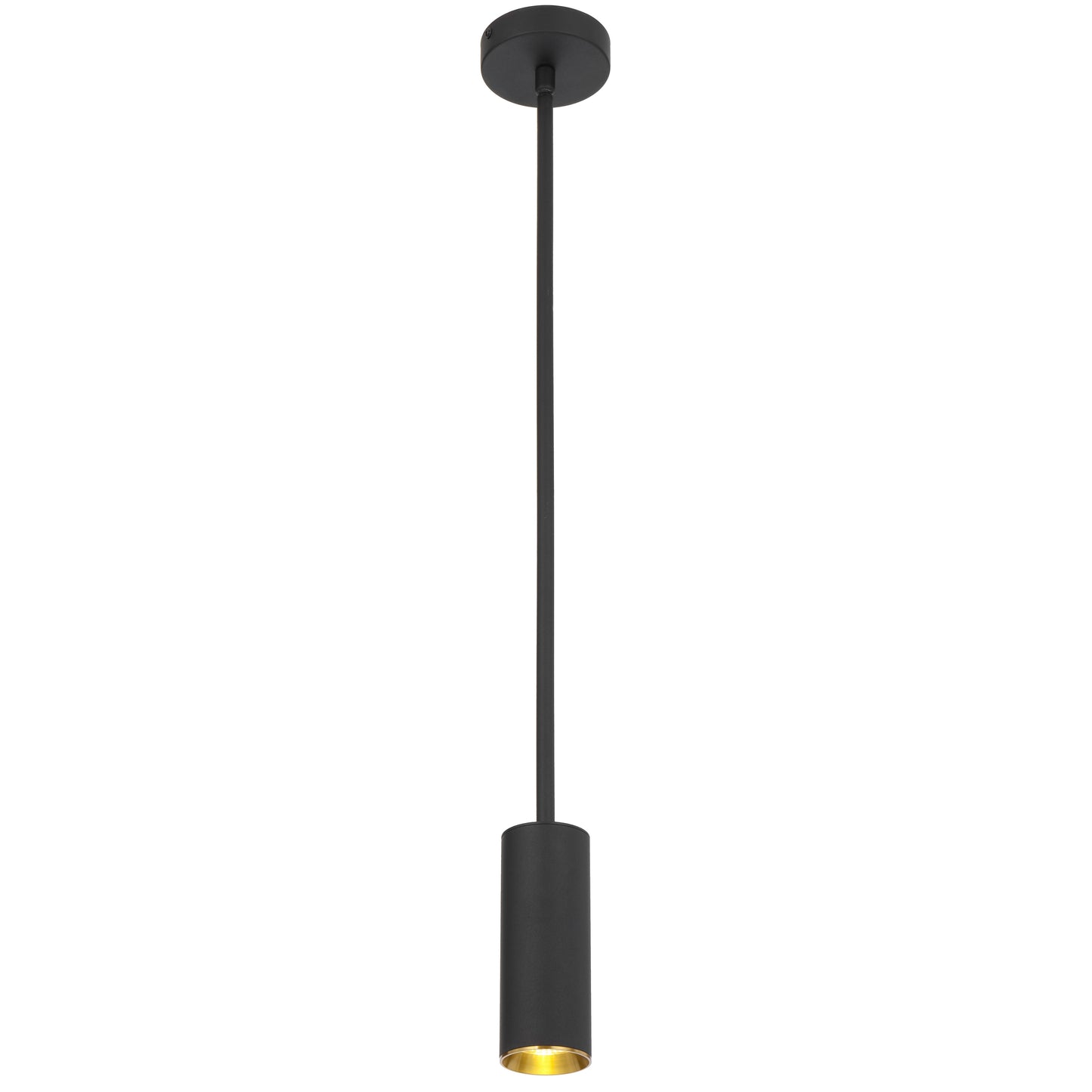 TFS 15 PENDANT 6wGU10max D60 H150 ROD:2*600+1*300 BLACK SAND / ANT GOLD BAFFLE