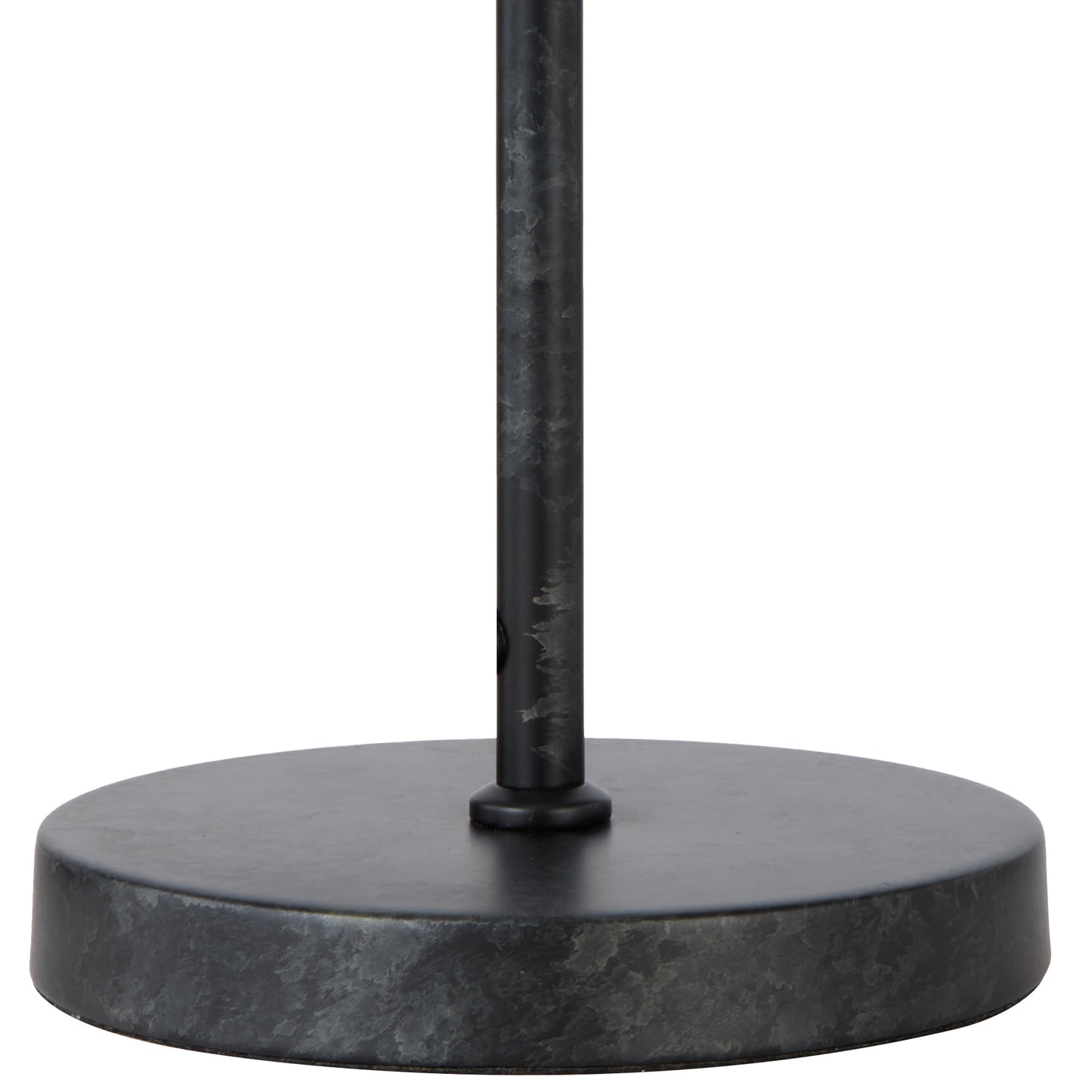 Grosseto TFS TABLE LAMP 25wE27max L330 W180 H545 inline swt GUN METAL / BLACK STRING