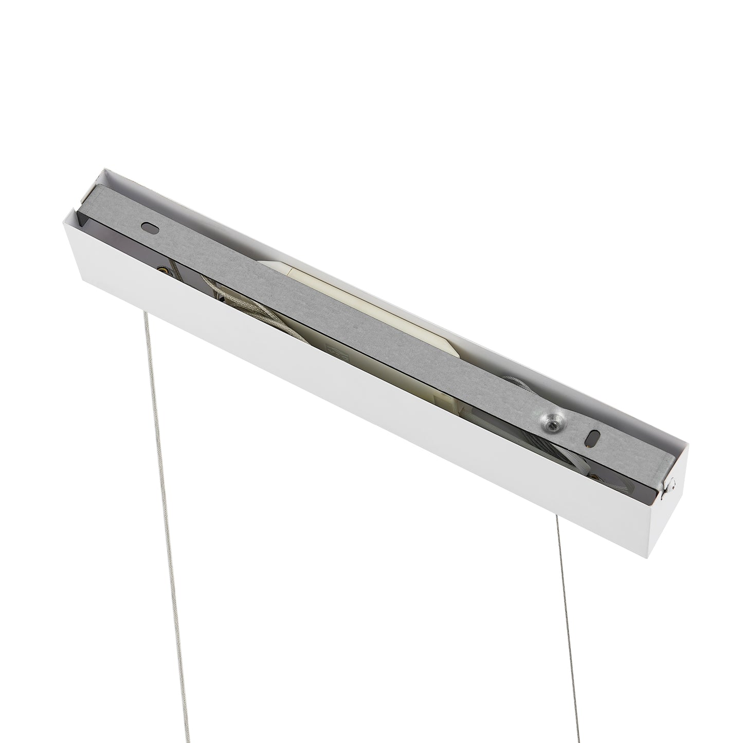 Lumostone TFS 140CM PENDANT 36wLED L:1400 W:38 H:25 cab 2M 3CCT STEP DIM 2450Lm WHITE MATT
