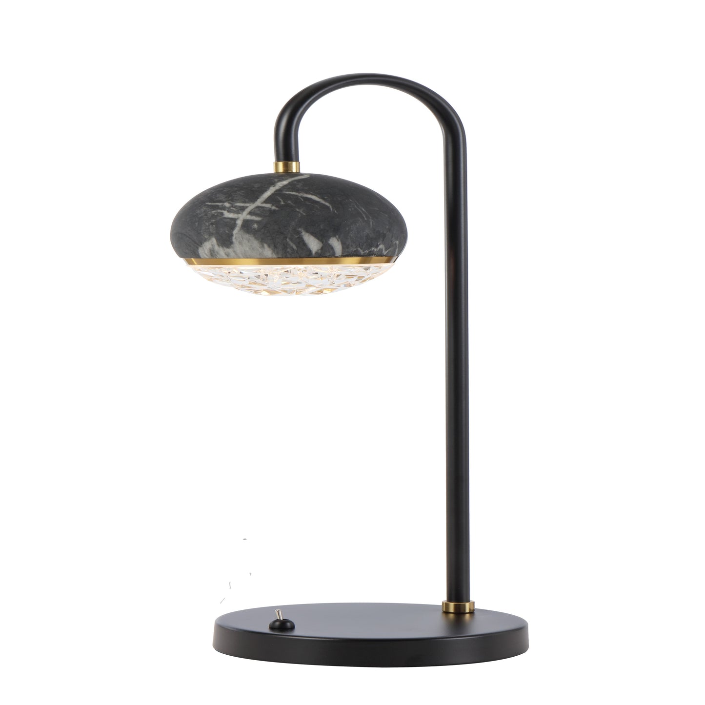 Bellawood TFS TABLE LAMP 6wG9 D:xxx H:155 BLACK MATT/BLACK MARBLE LOOK