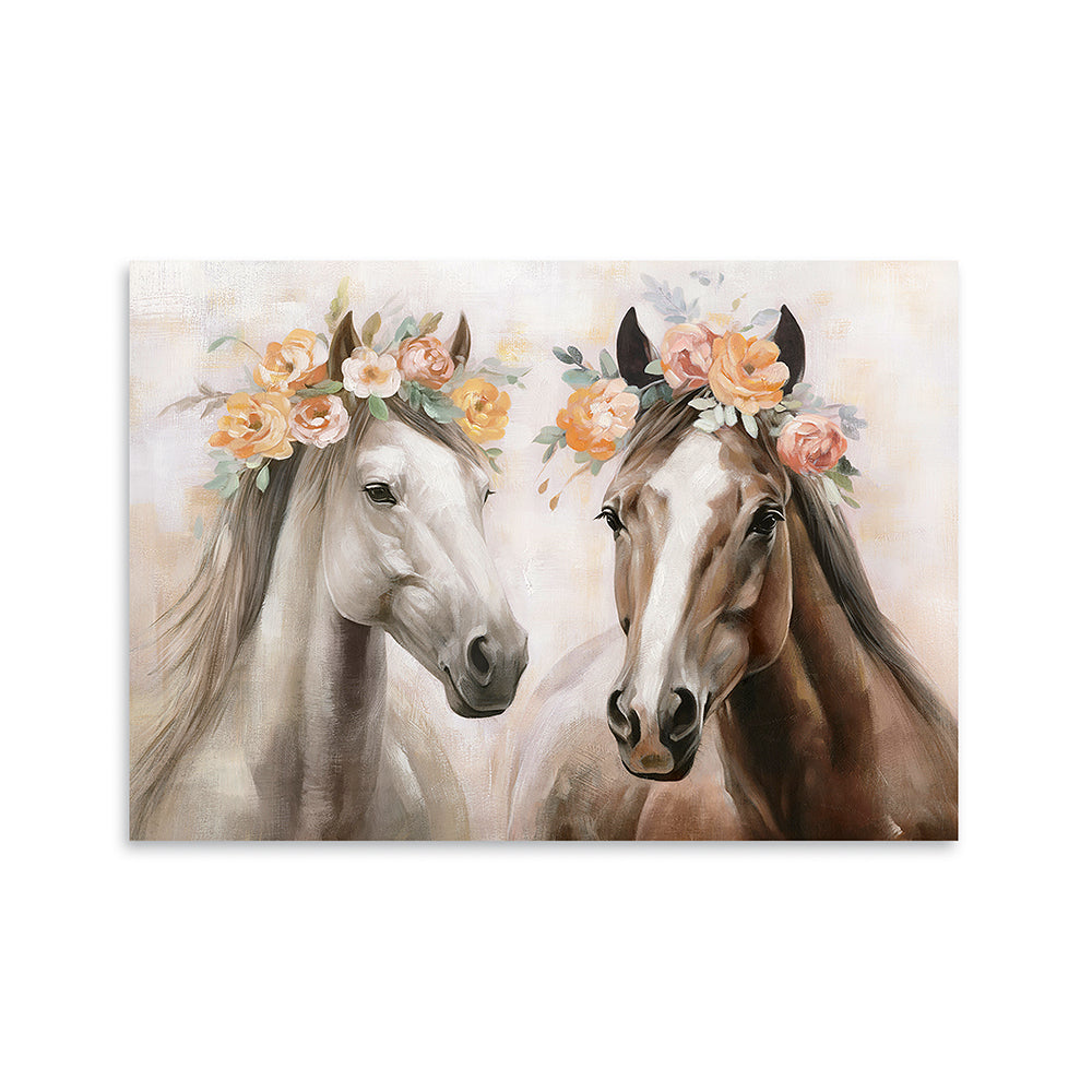 Horse Couple Canvas Print