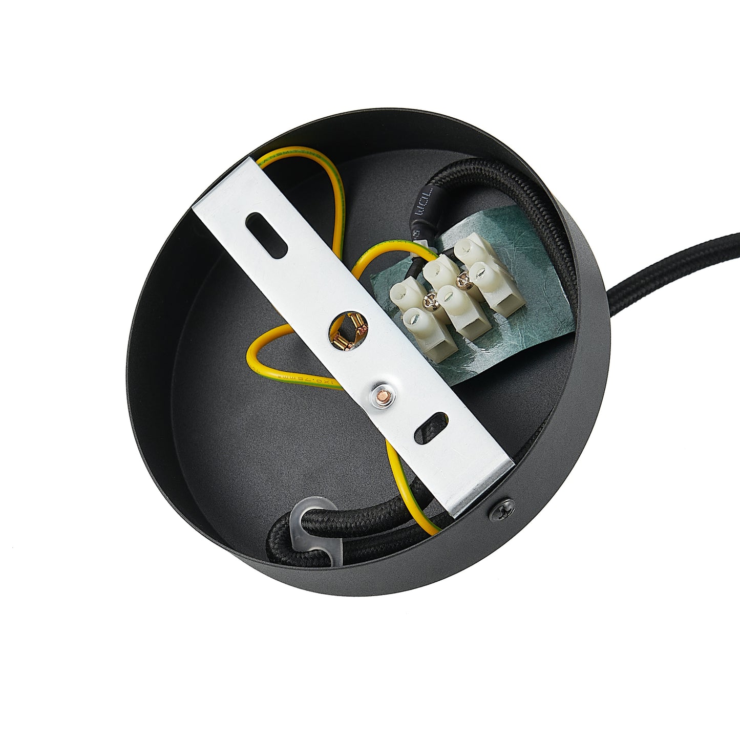 TFS 80 PENDANT 25wE27max D:800 H:138 BLACK SAND / GOLD FOIL
